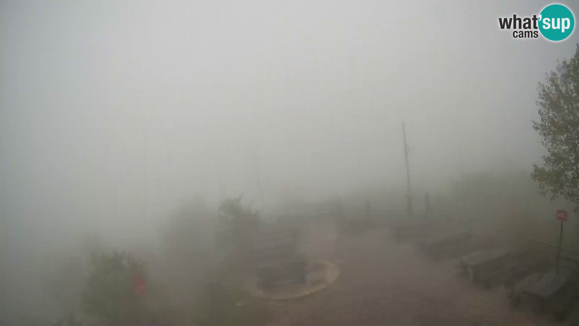 Mount Krim webcam near Ljubljana – Slovenia – view to Grosuplje