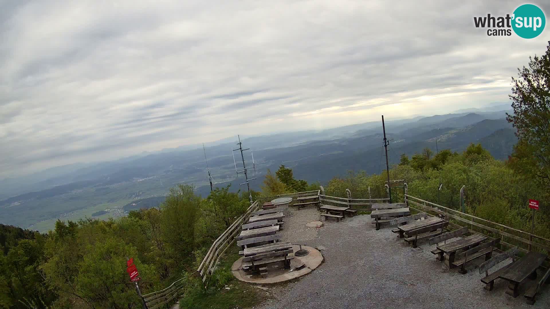 webcam Baita Krim vicino Ljubljana – Slovenia – vista su Grosuplje