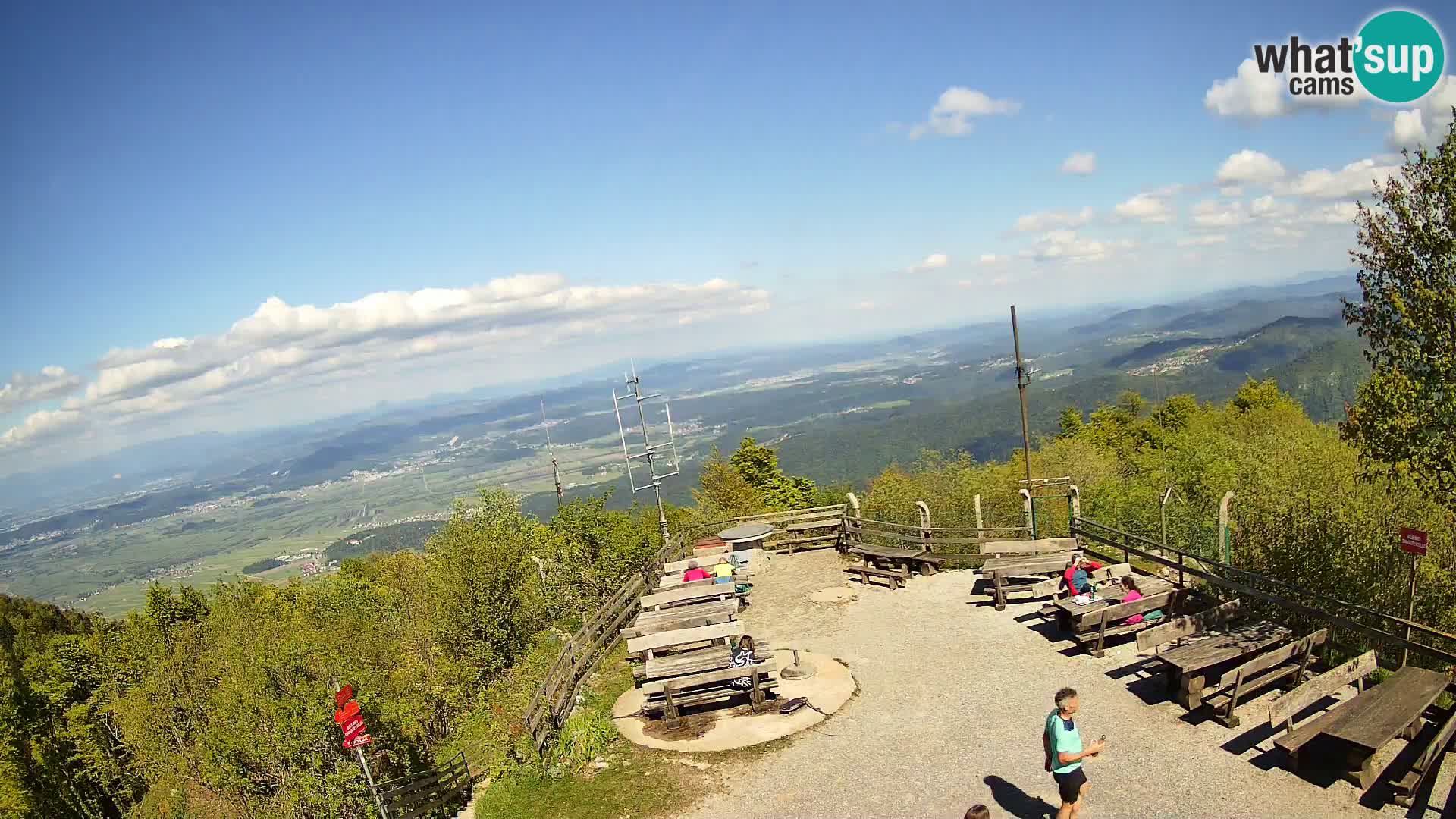 webcam Baita Krim vicino Ljubljana – Slovenia – vista su Grosuplje