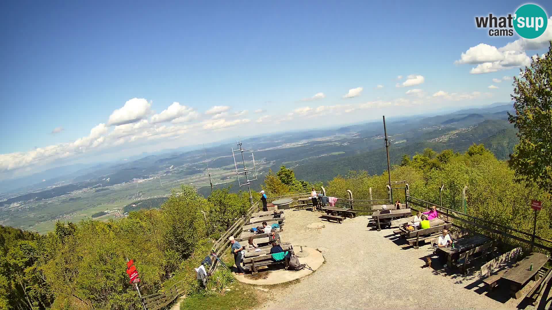webcam Baita Krim vicino Ljubljana – Slovenia – vista su Grosuplje