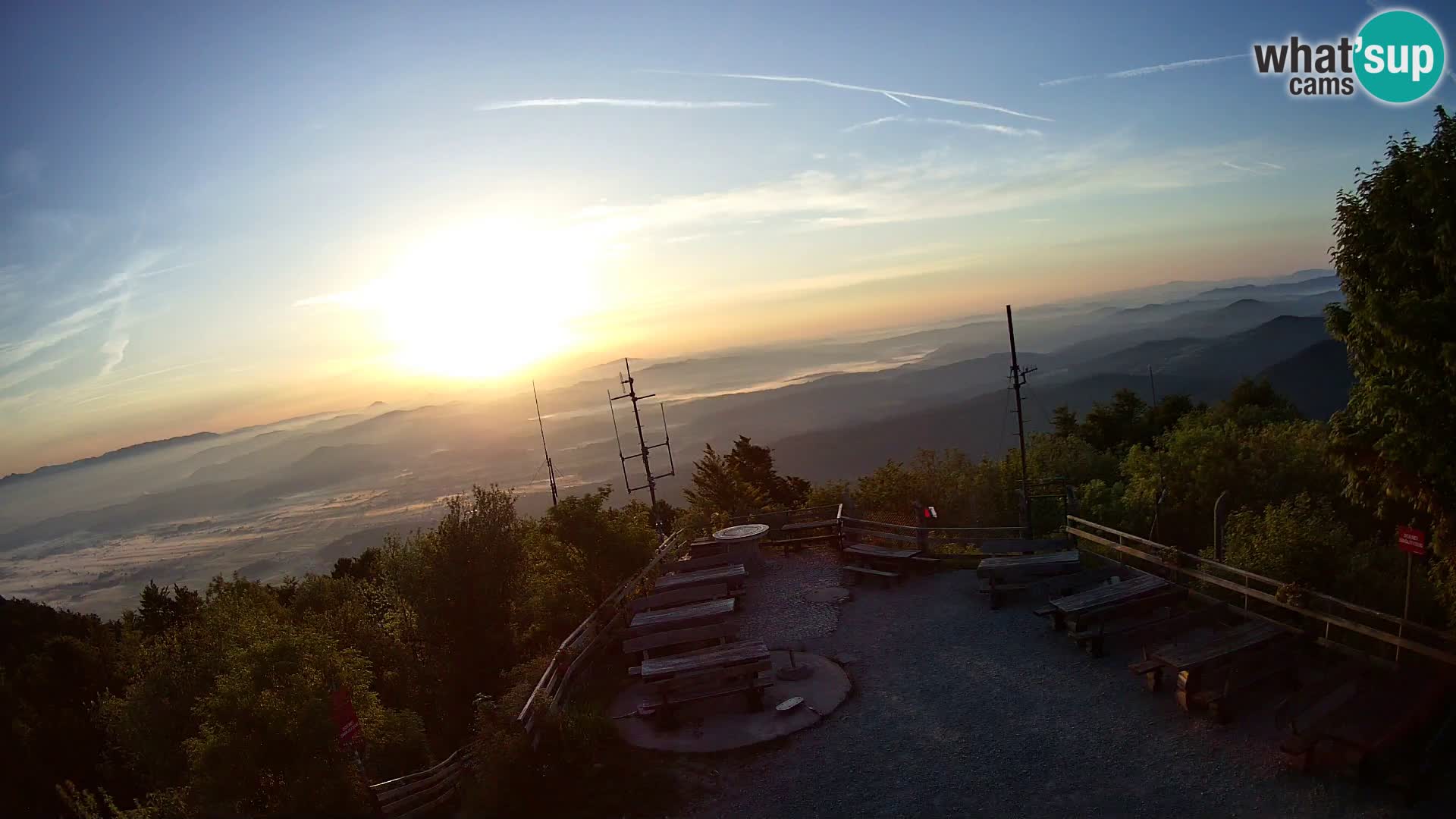 webcam Baita Krim vicino Ljubljana – Slovenia – vista su Grosuplje
