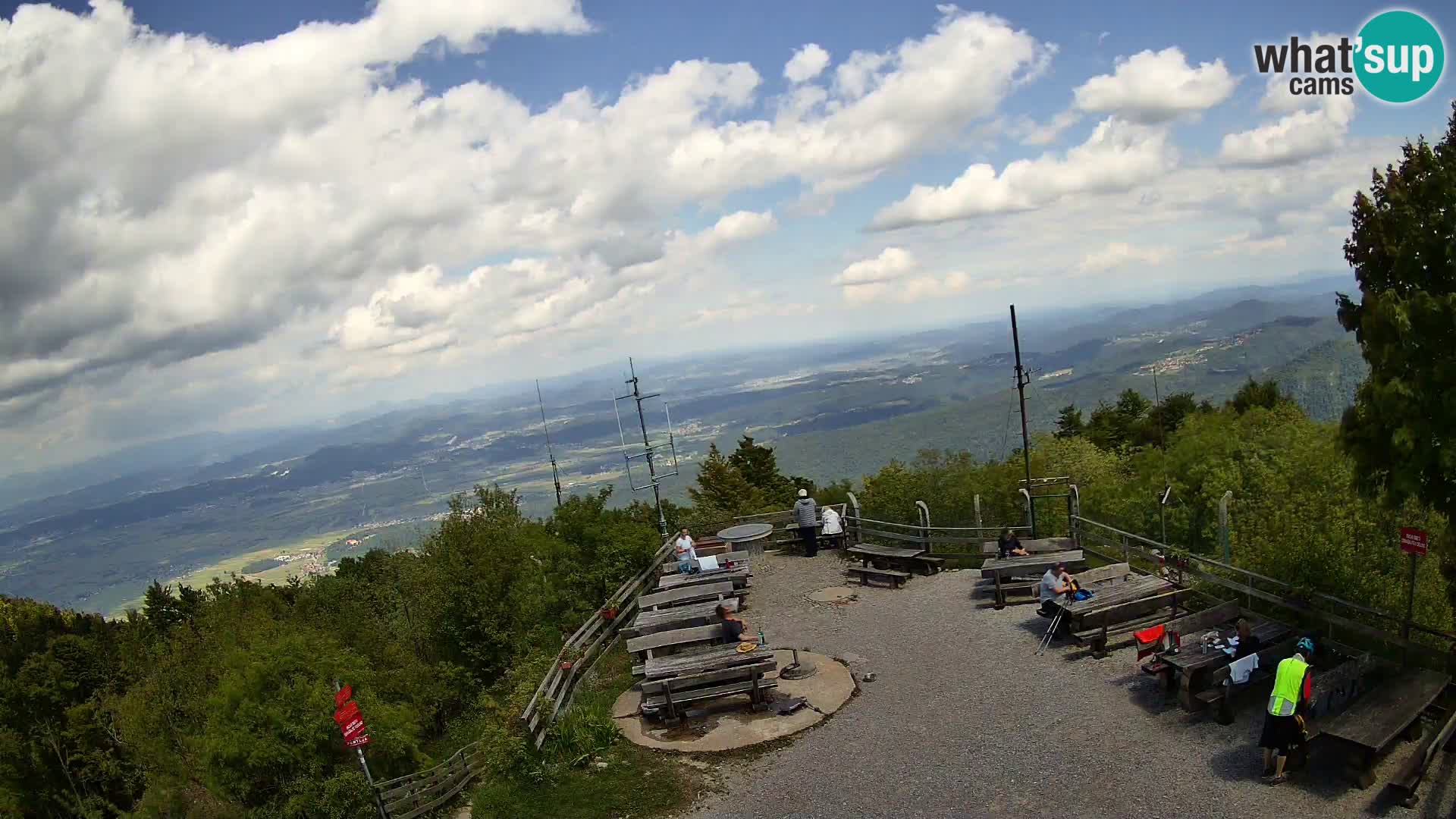webcam Baita Krim vicino Ljubljana – Slovenia – vista su Grosuplje