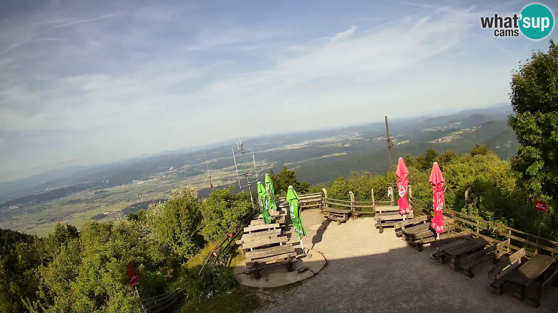 webcam Baita Krim vicino Ljubljana – Slovenia – vista su Grosuplje