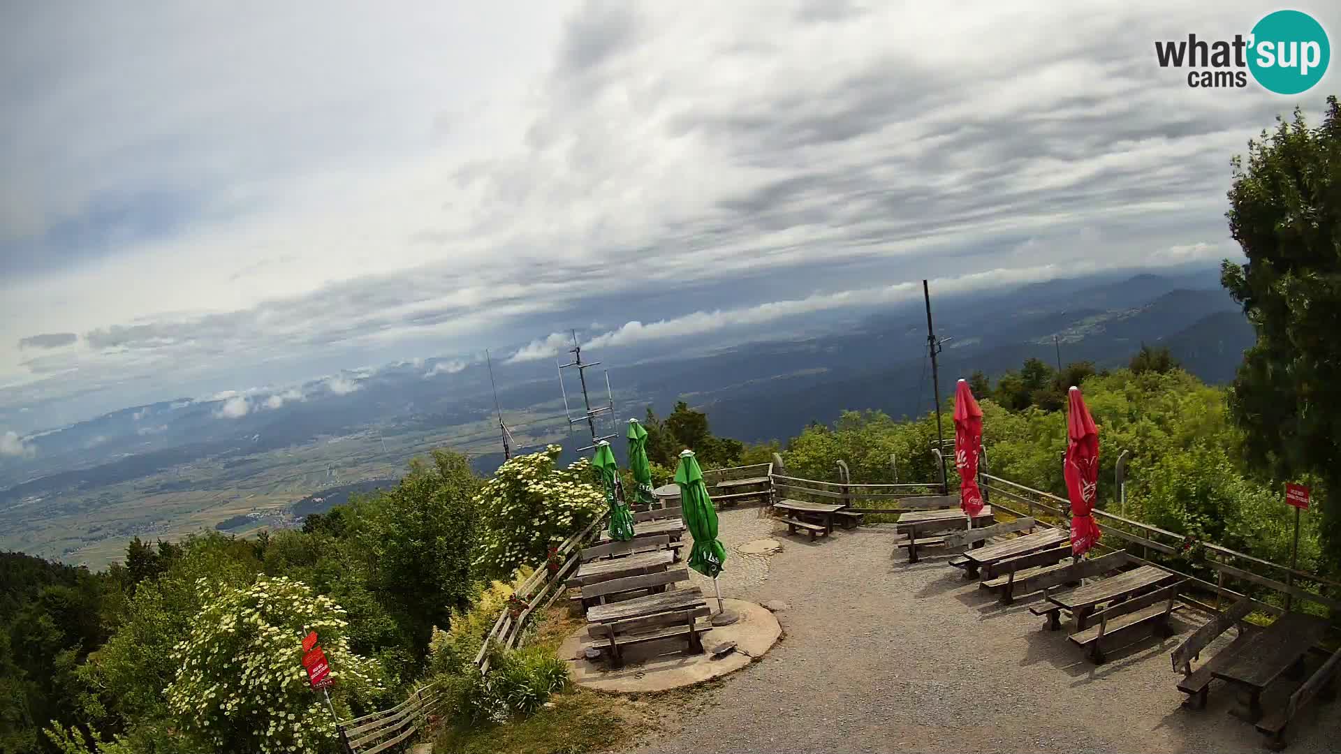 webcam Baita Krim vicino Ljubljana – Slovenia – vista su Grosuplje