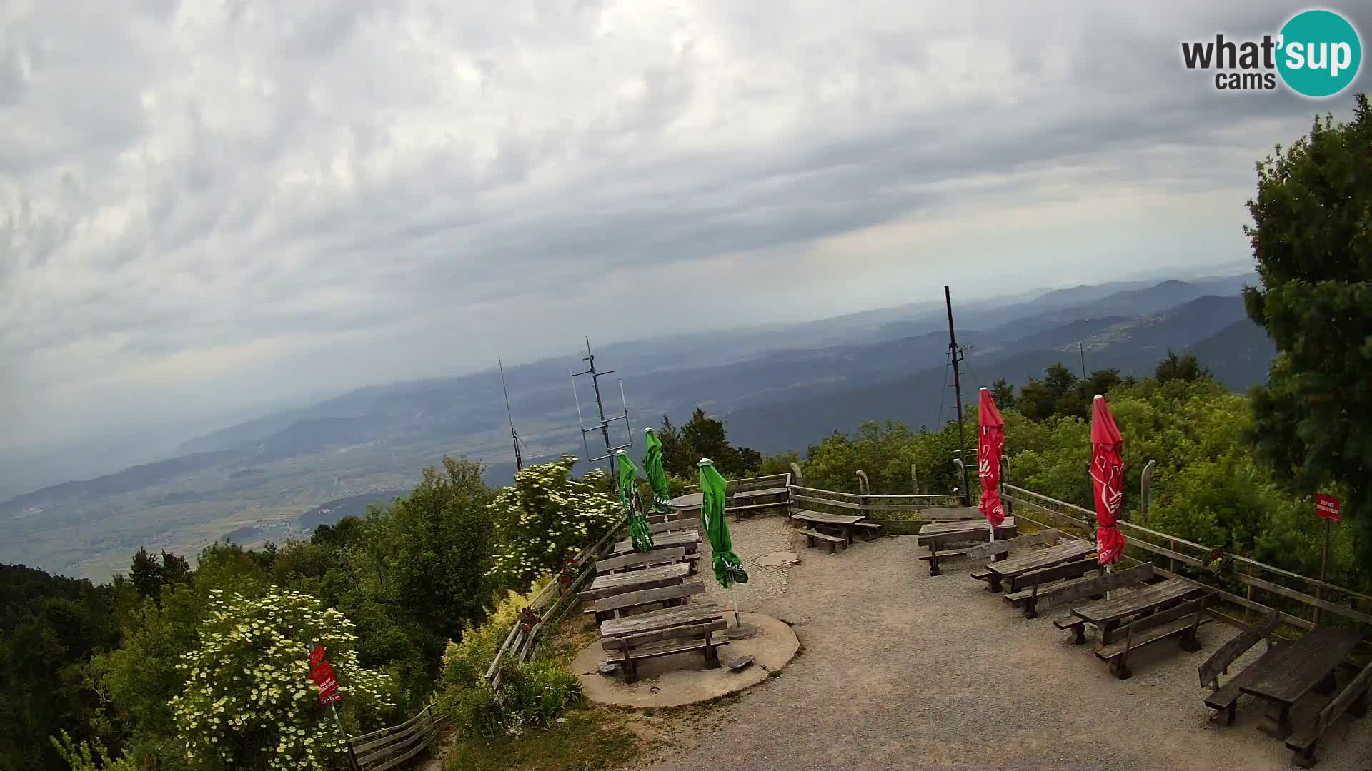 webcam Baita Krim vicino Ljubljana – Slovenia – vista su Grosuplje