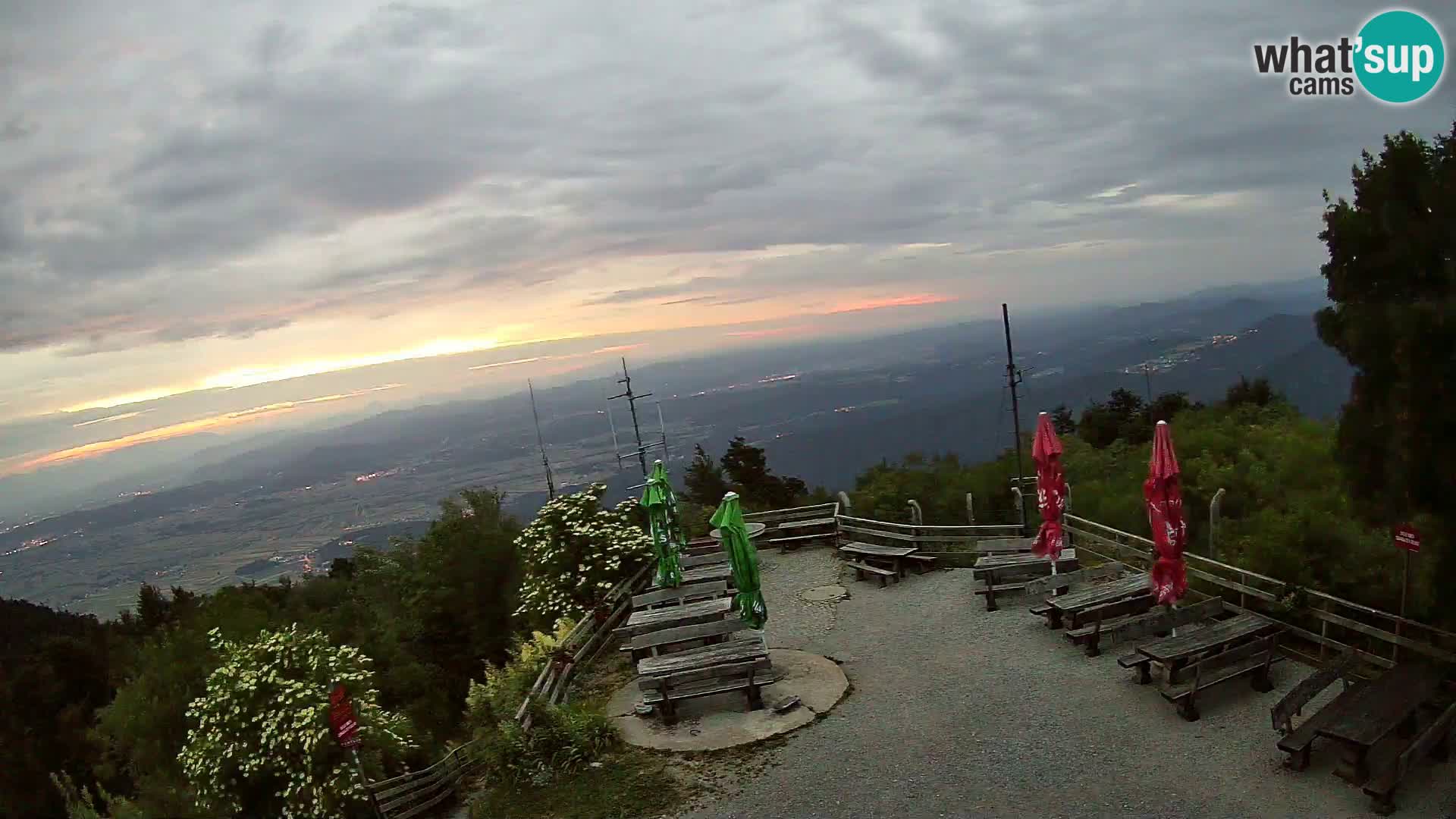 webcam Baita Krim vicino Ljubljana – Slovenia – vista su Grosuplje
