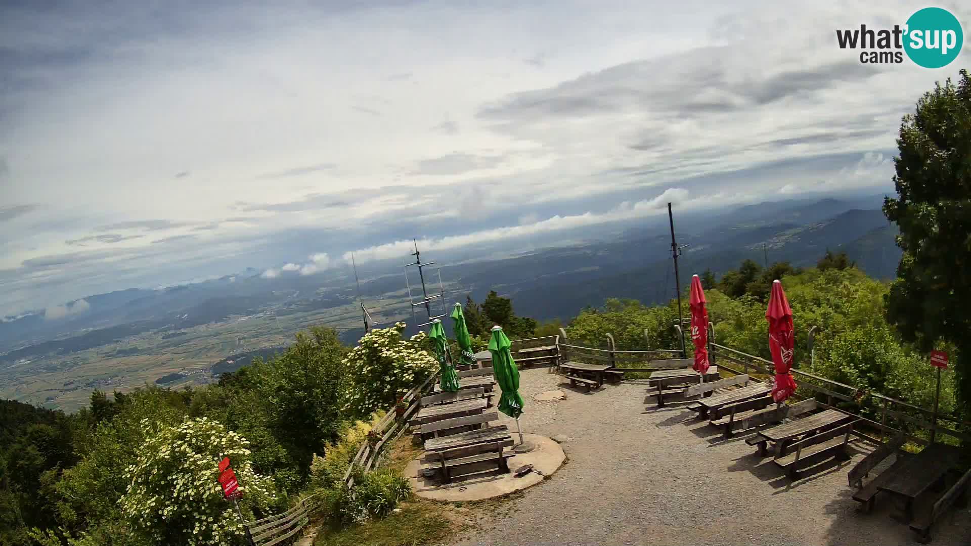 webcam Baita Krim vicino Ljubljana – Slovenia – vista su Grosuplje