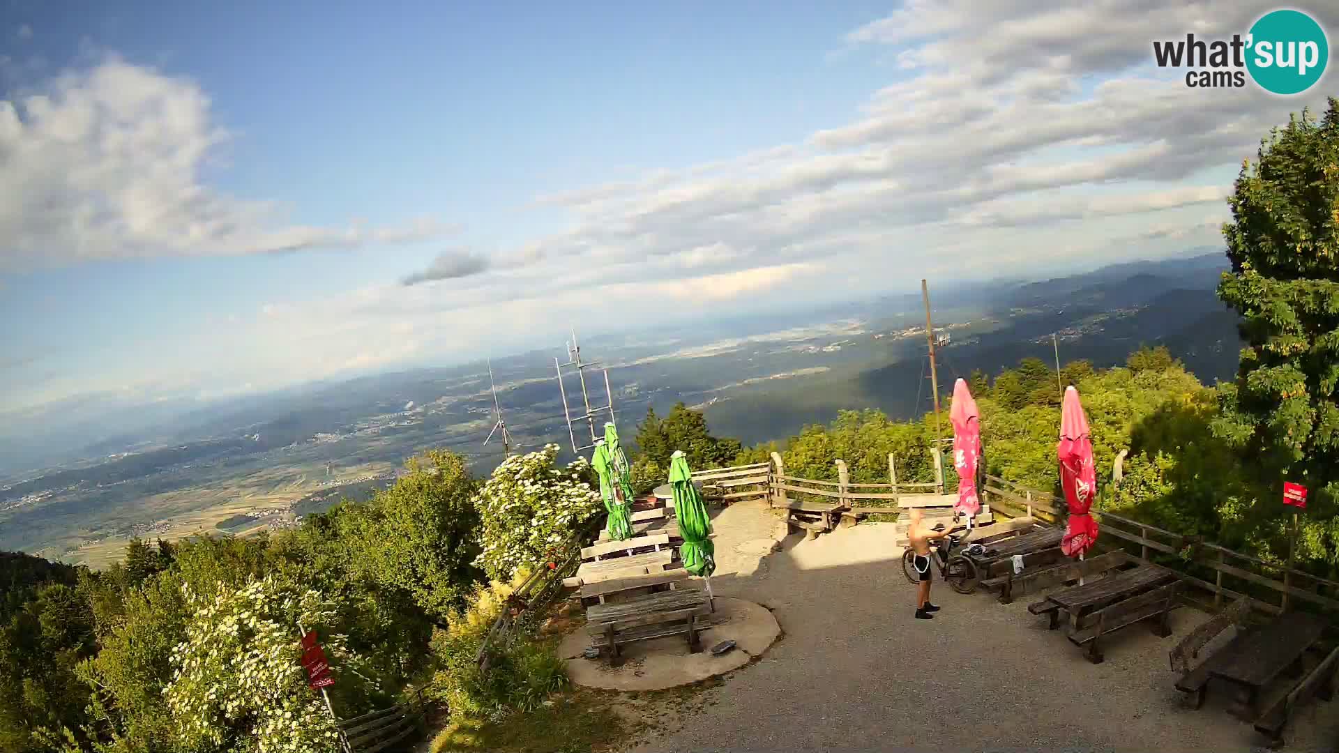 webcam Baita Krim vicino Ljubljana – Slovenia – vista su Grosuplje