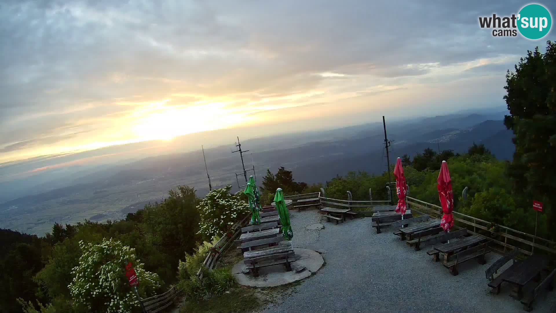 webcam Baita Krim vicino Ljubljana – Slovenia – vista su Grosuplje