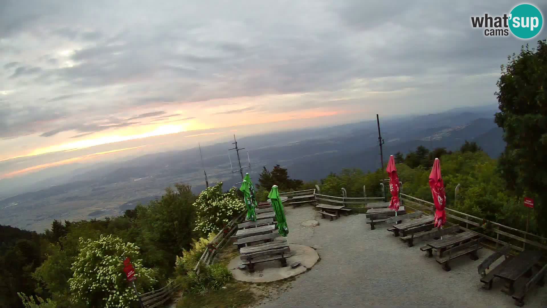 webcam Baita Krim vicino Ljubljana – Slovenia – vista su Grosuplje