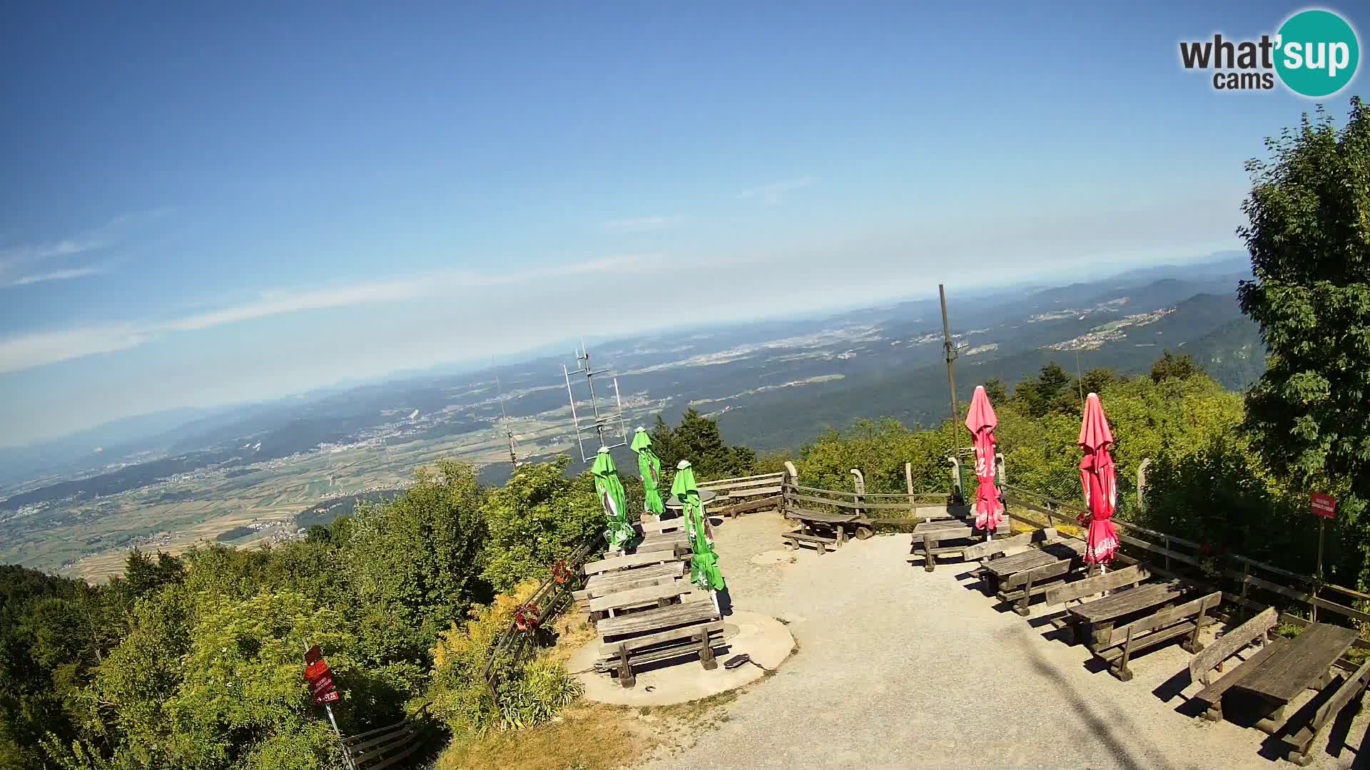 webcam Baita Krim vicino Ljubljana – Slovenia – vista su Grosuplje