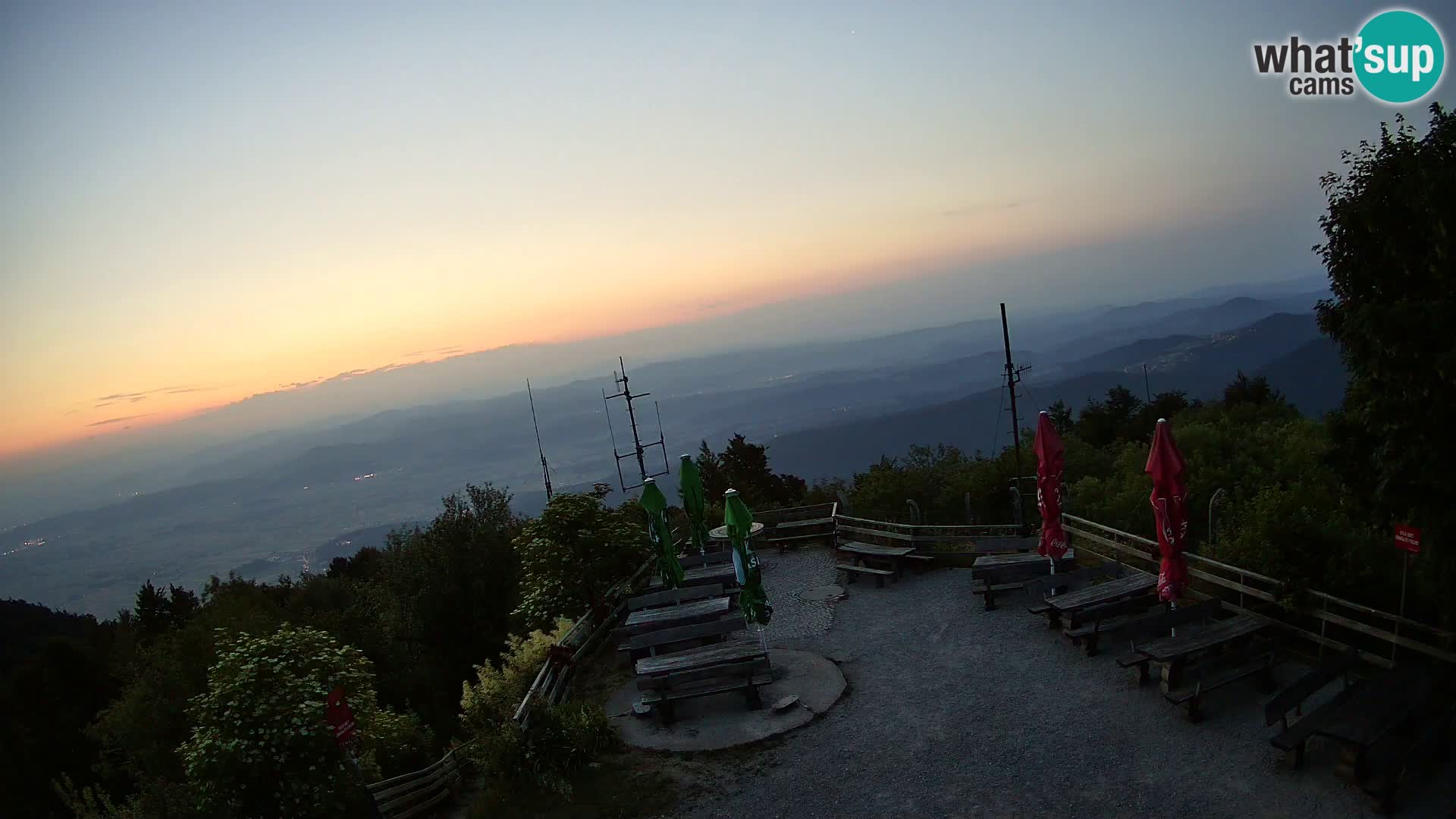 webcam Baita Krim vicino Ljubljana – Slovenia – vista su Grosuplje