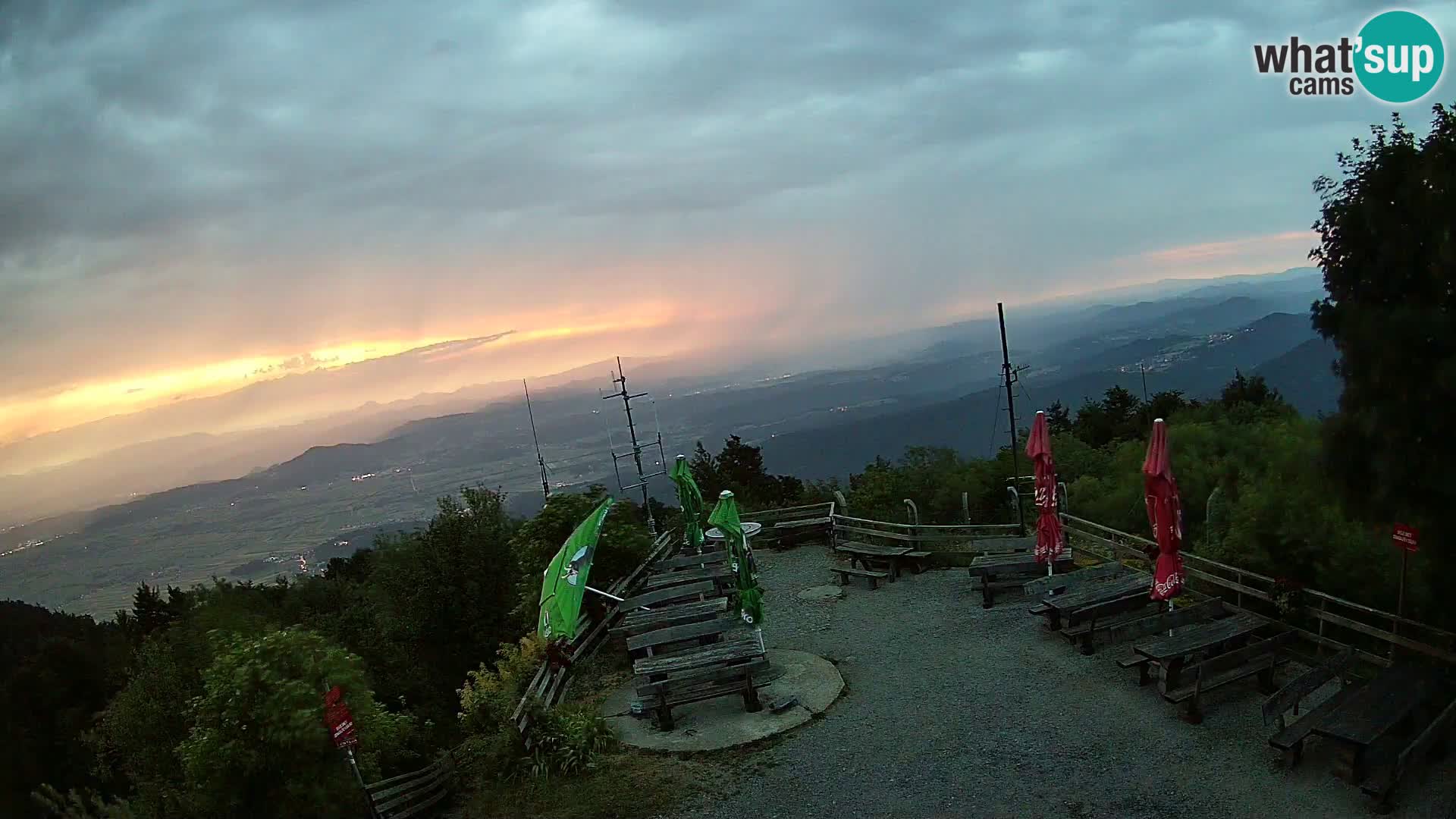 webcam Baita Krim vicino Ljubljana – Slovenia – vista su Grosuplje