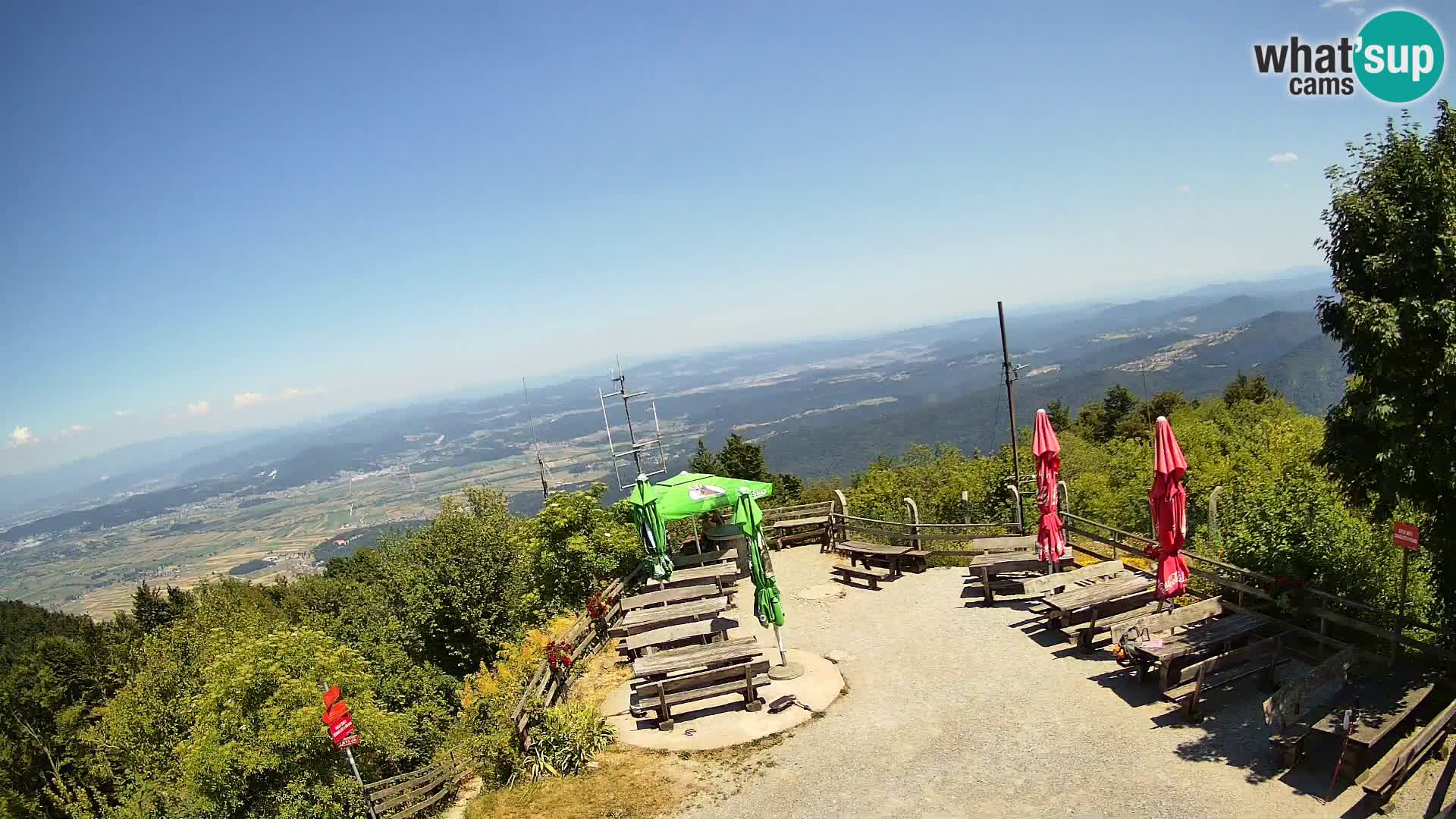 webcam Baita Krim vicino Ljubljana – Slovenia – vista su Grosuplje