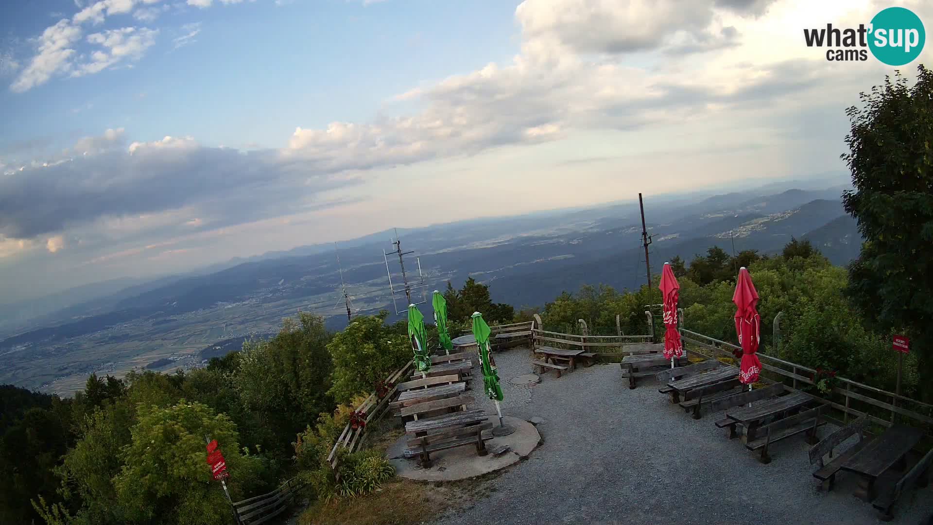 webcam Baita Krim vicino Ljubljana – Slovenia – vista su Grosuplje