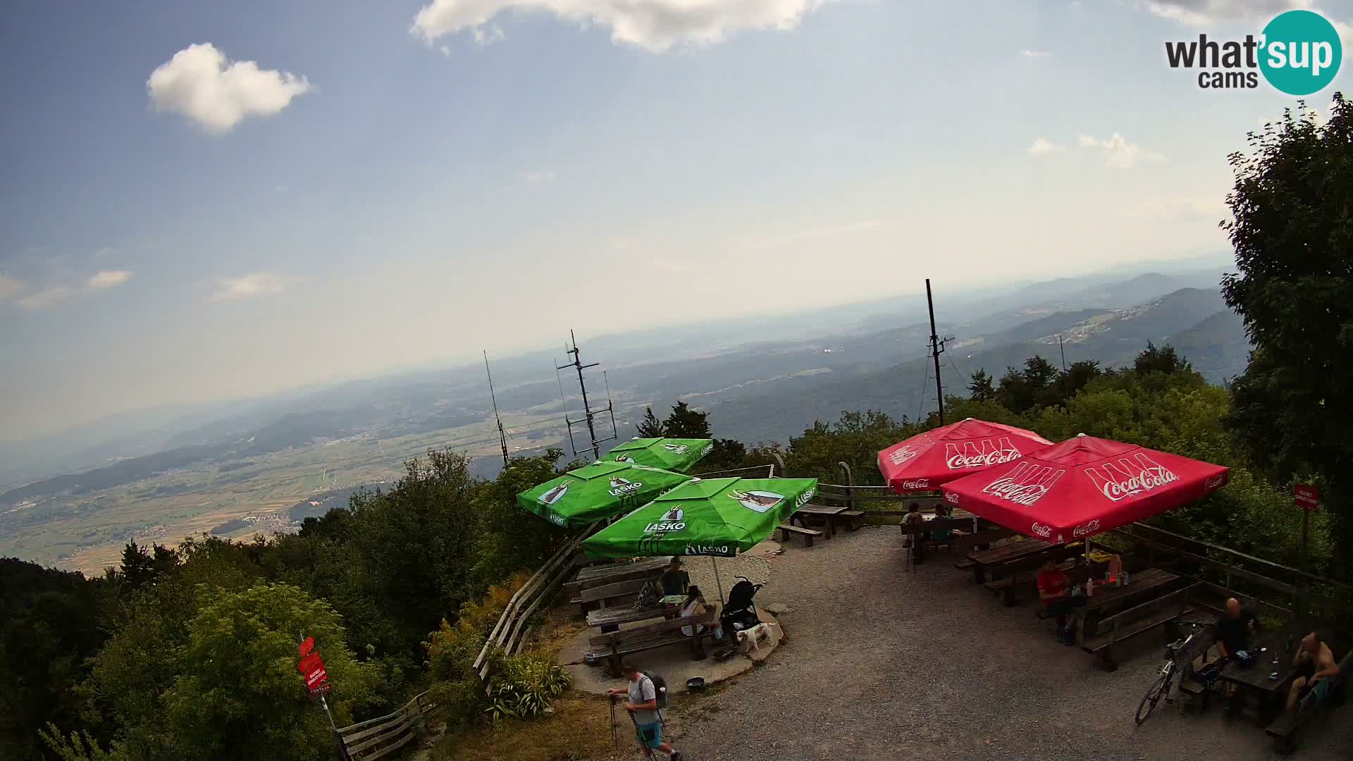 webcam Baita Krim vicino Ljubljana – Slovenia – vista su Grosuplje