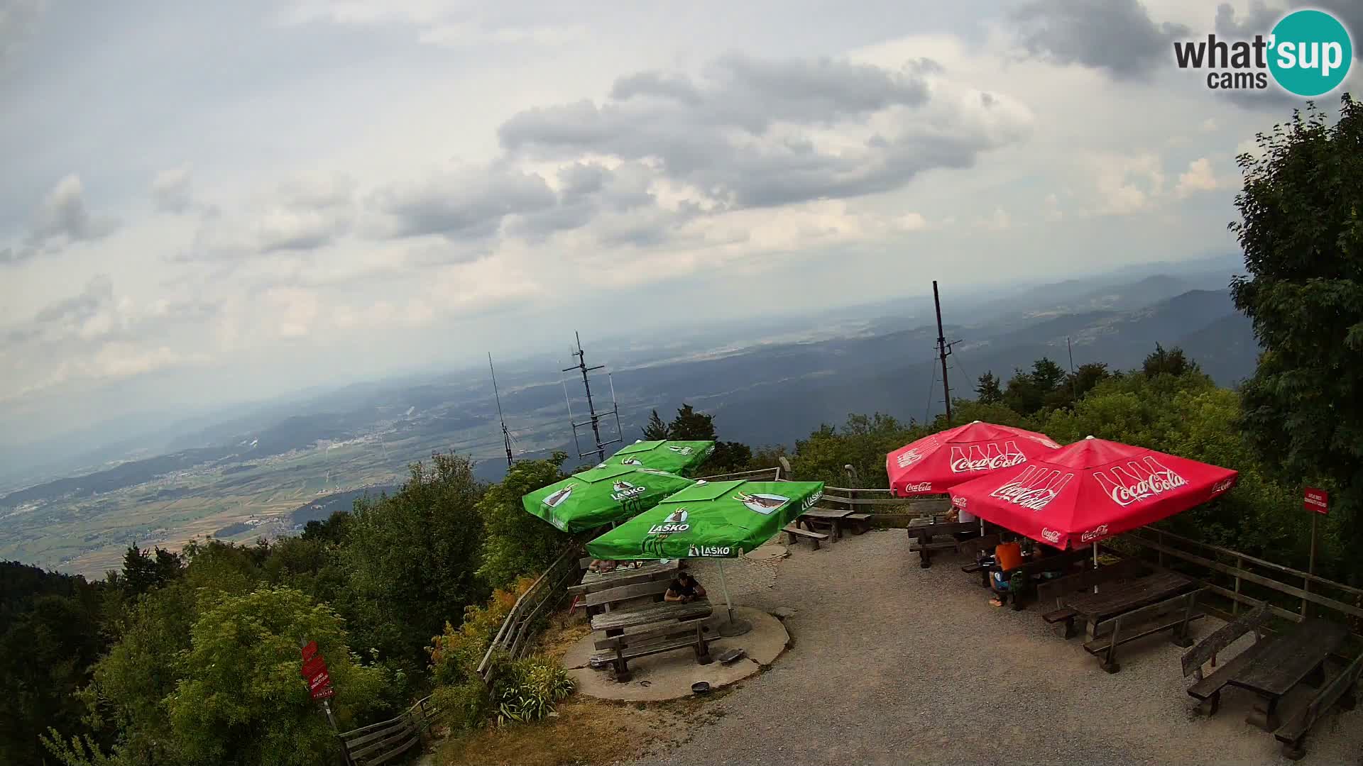 webcam Baita Krim vicino Ljubljana – Slovenia – vista su Grosuplje