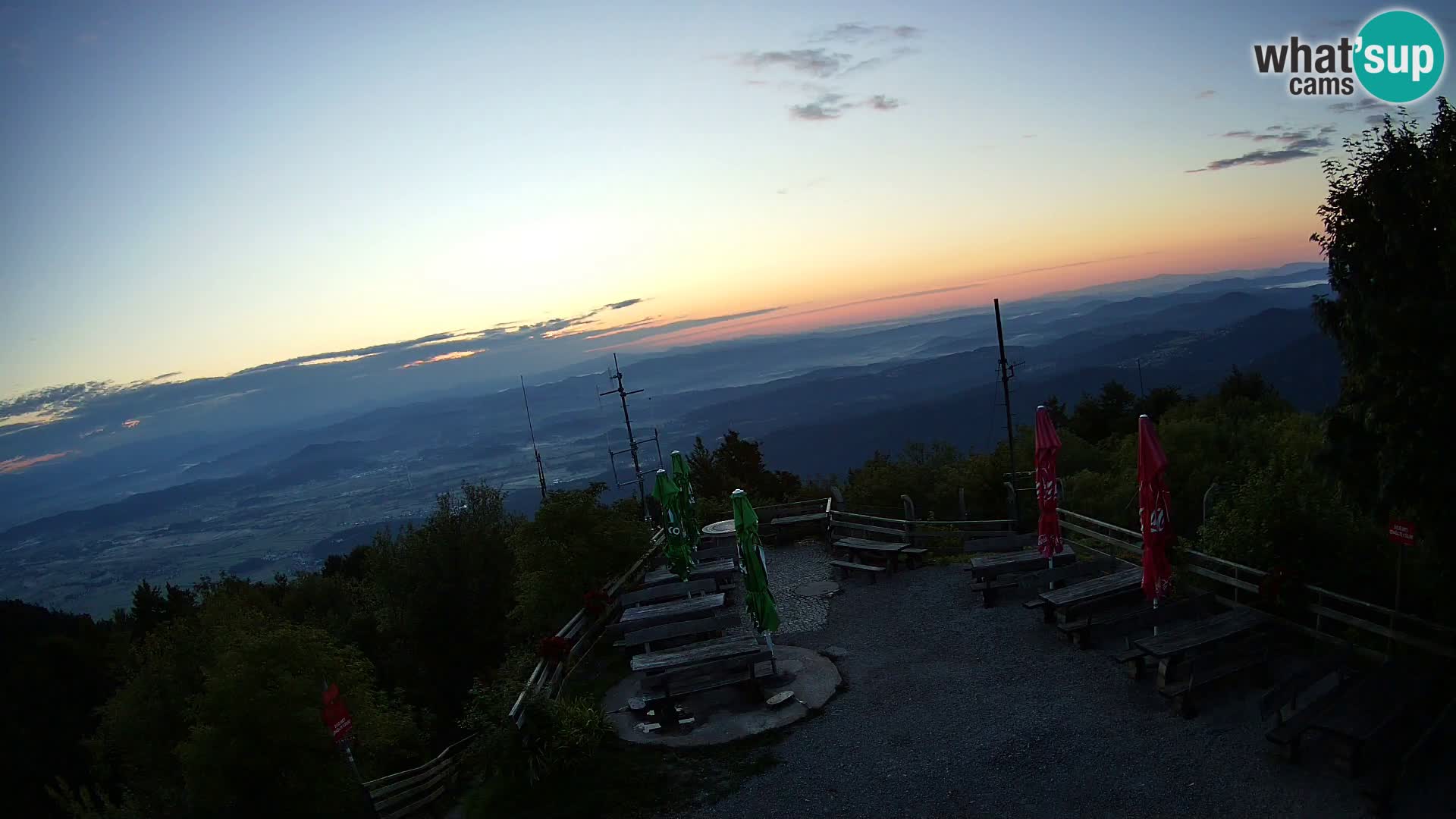 webcam Baita Krim vicino Ljubljana – Slovenia – vista su Grosuplje