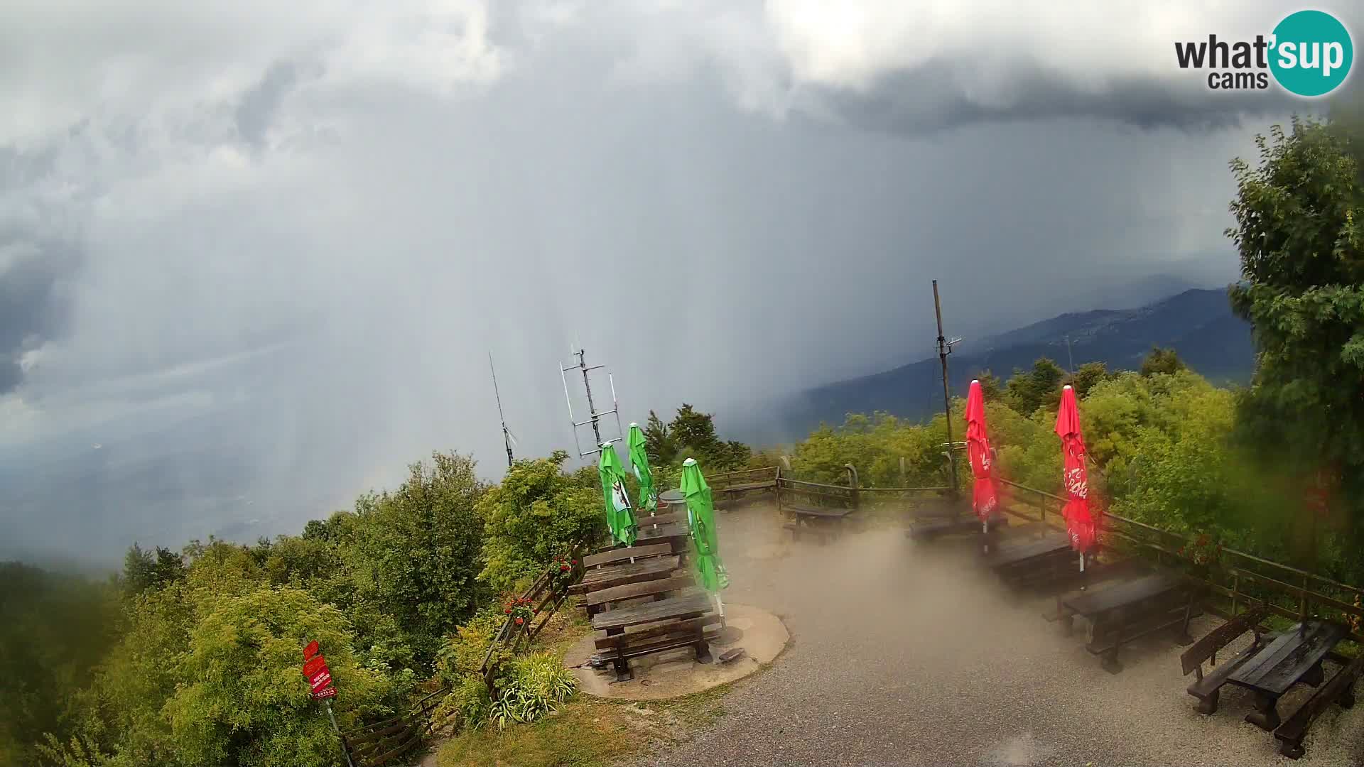 webcam Baita Krim vicino Ljubljana – Slovenia – vista su Grosuplje