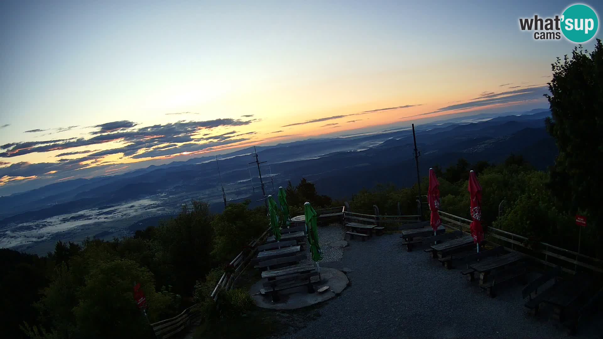 webcam Baita Krim vicino Ljubljana – Slovenia – vista su Grosuplje