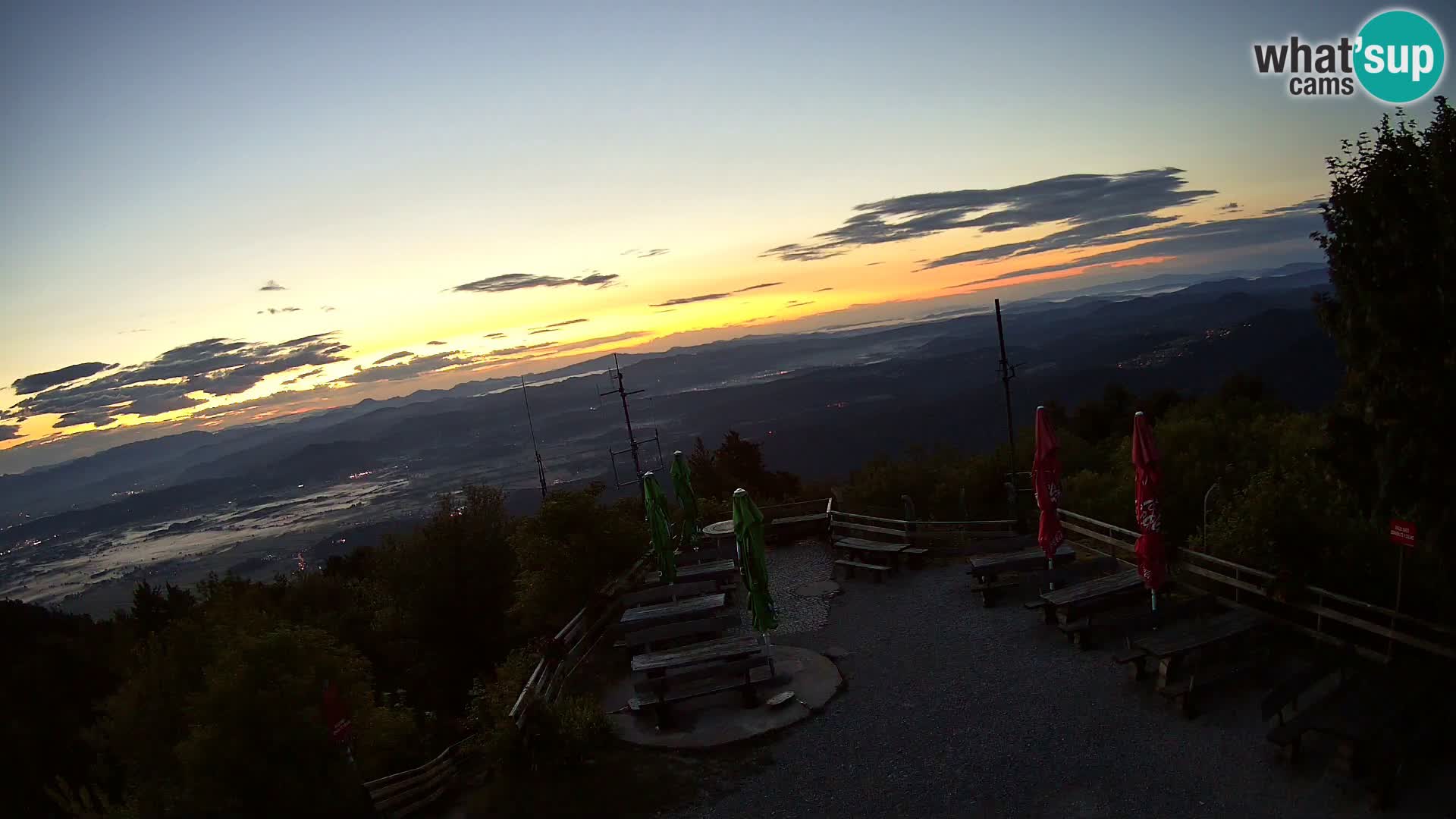 webcam Baita Krim vicino Ljubljana – Slovenia – vista su Grosuplje