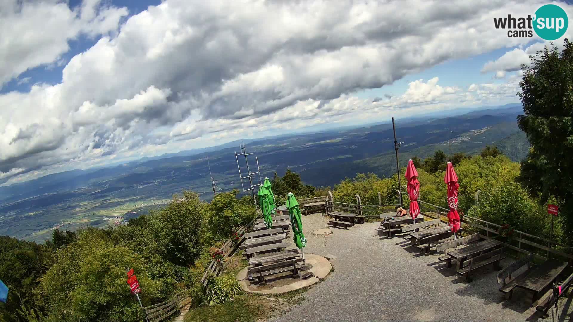 webcam Baita Krim vicino Ljubljana – Slovenia – vista su Grosuplje