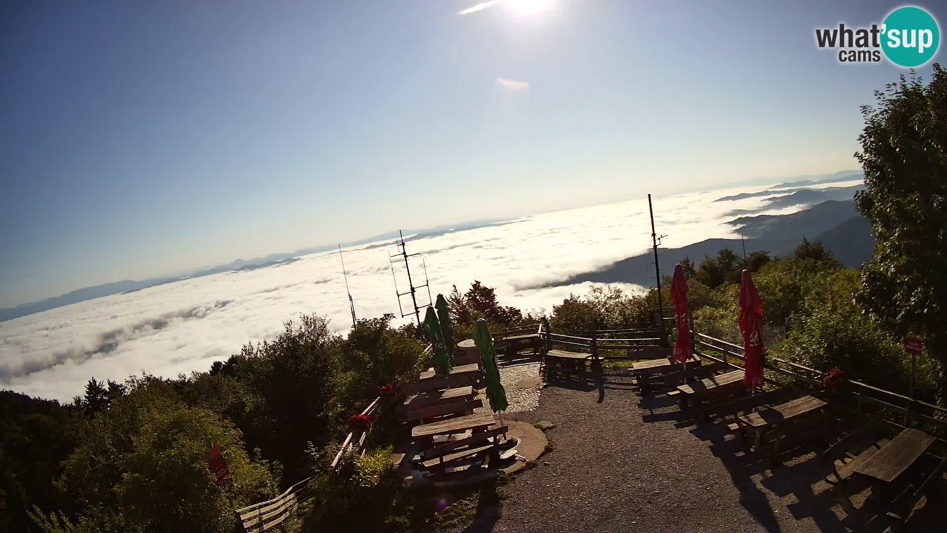 webcam Baita Krim vicino Ljubljana – Slovenia – vista su Grosuplje