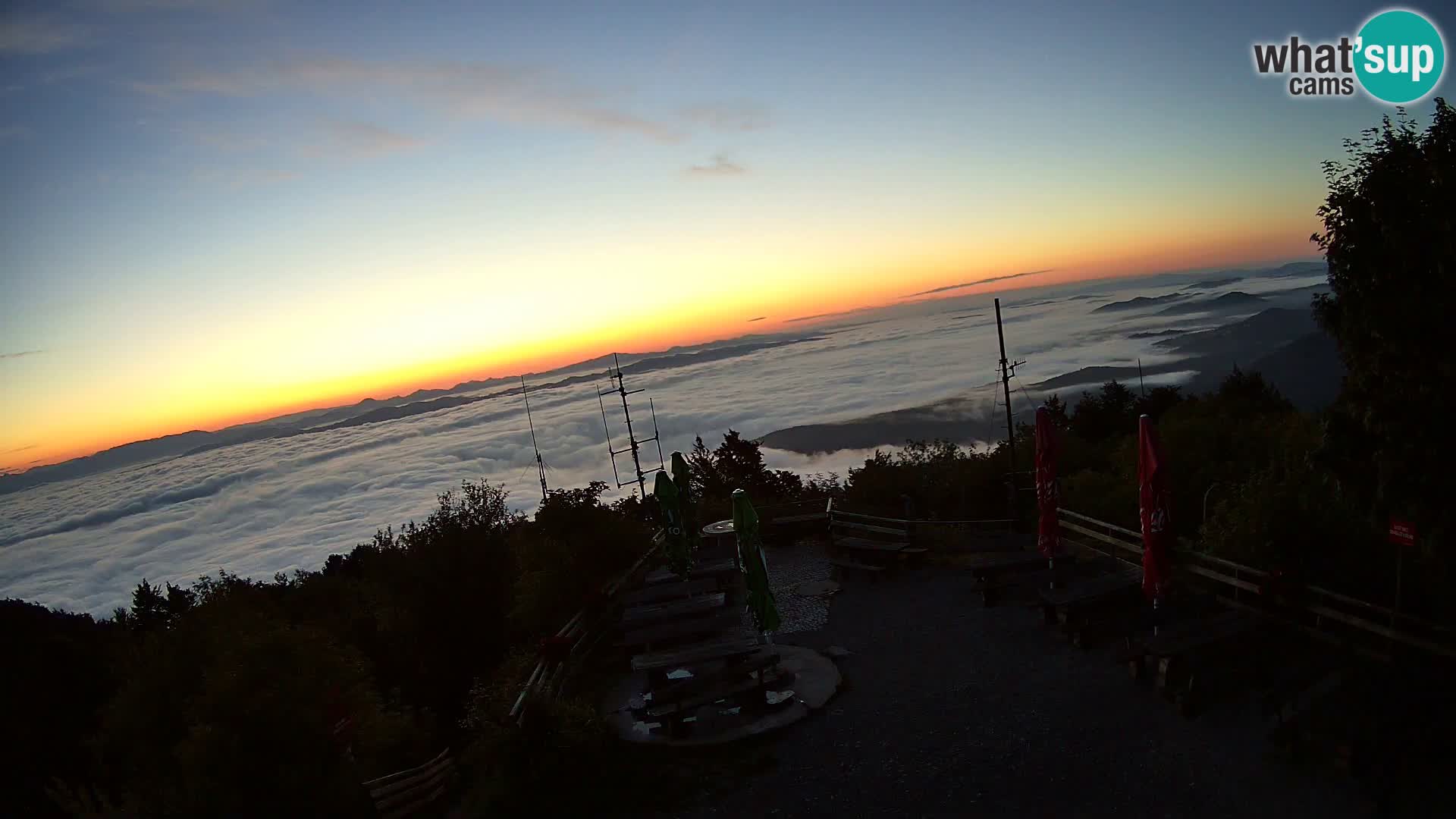 webcam Baita Krim vicino Ljubljana – Slovenia – vista su Grosuplje