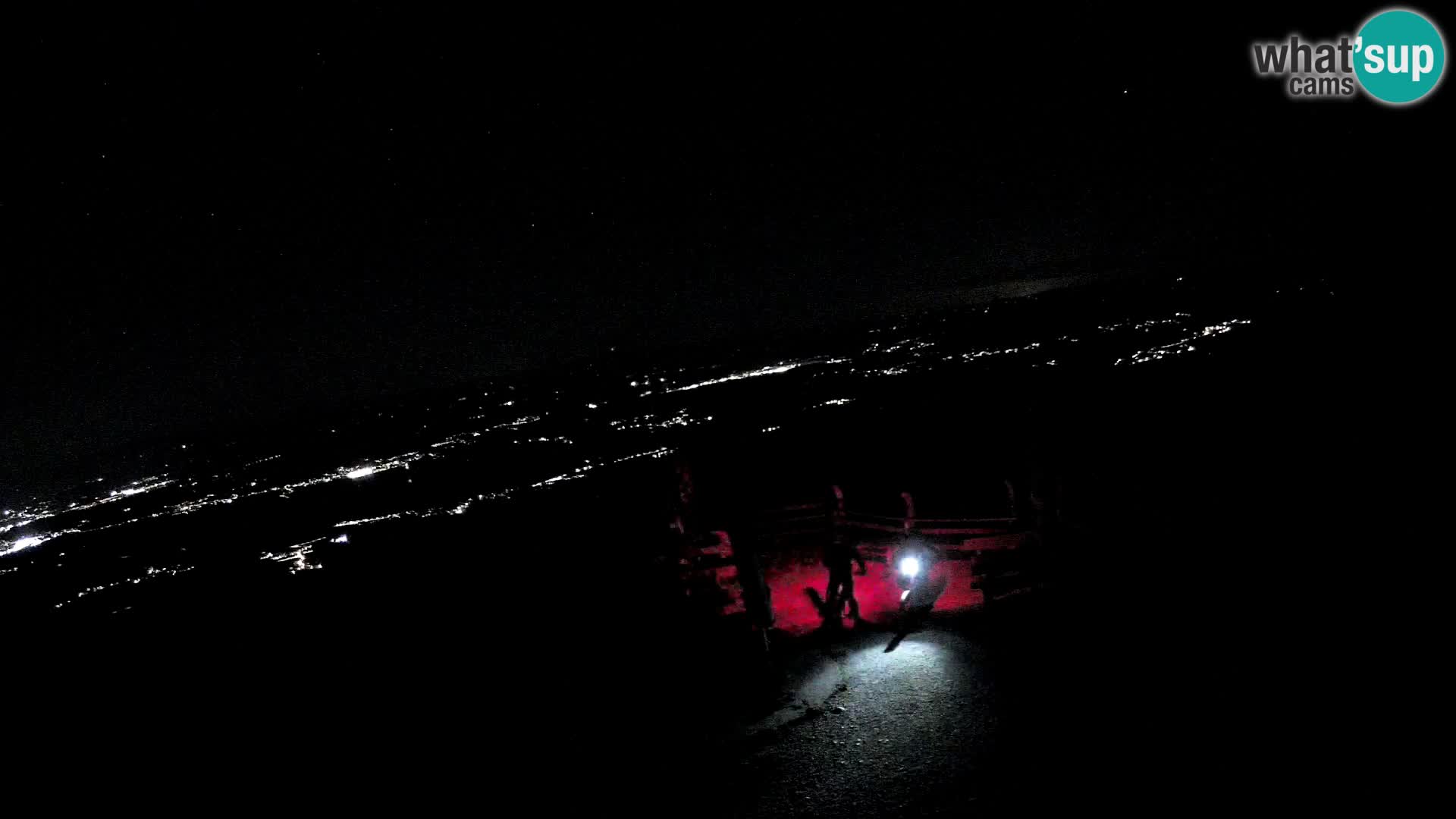 Mount Krim webcam near Ljubljana – Slovenia – view to Grosuplje