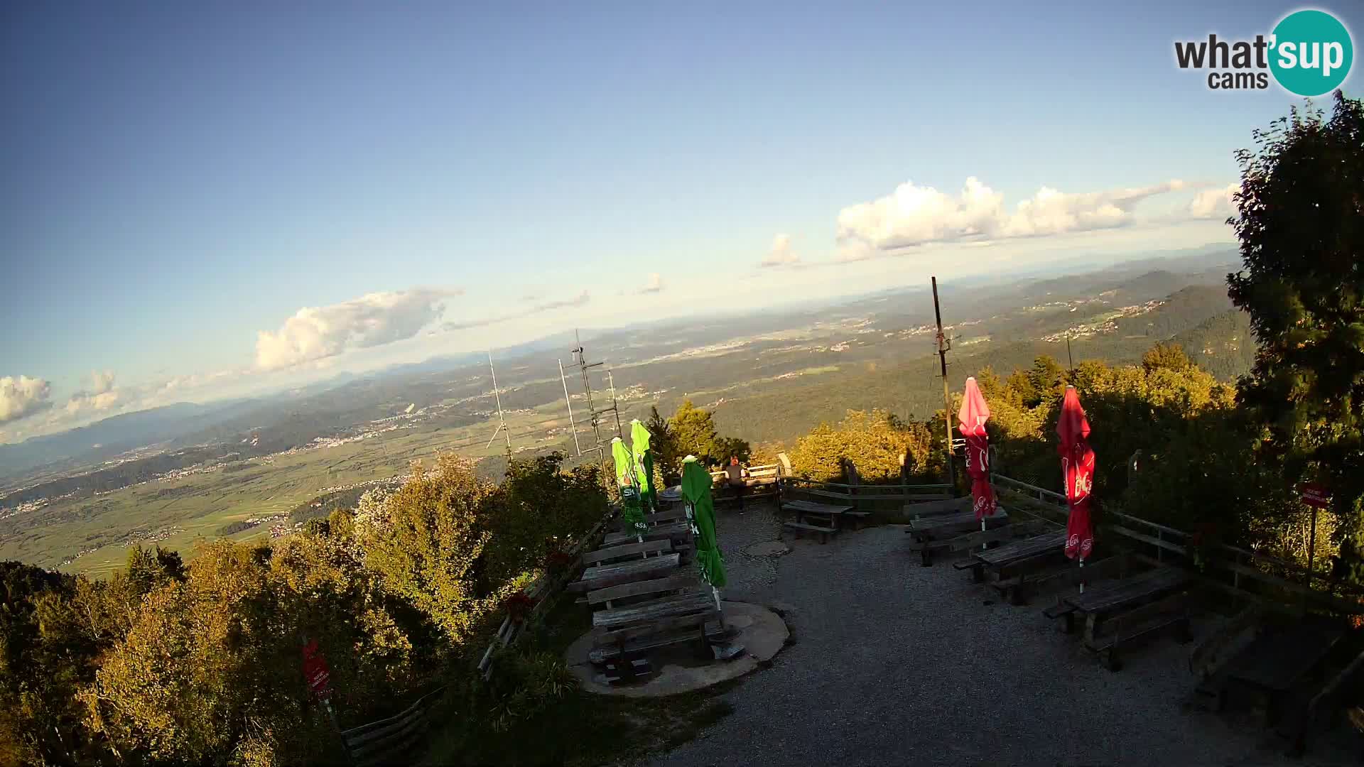webcam Baita Krim vicino Ljubljana – Slovenia – vista su Grosuplje