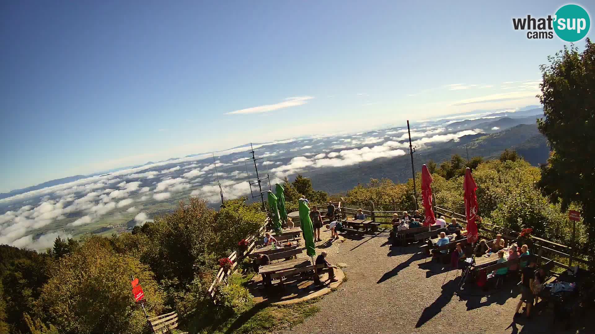 webcam Baita Krim vicino Ljubljana – Slovenia – vista su Grosuplje