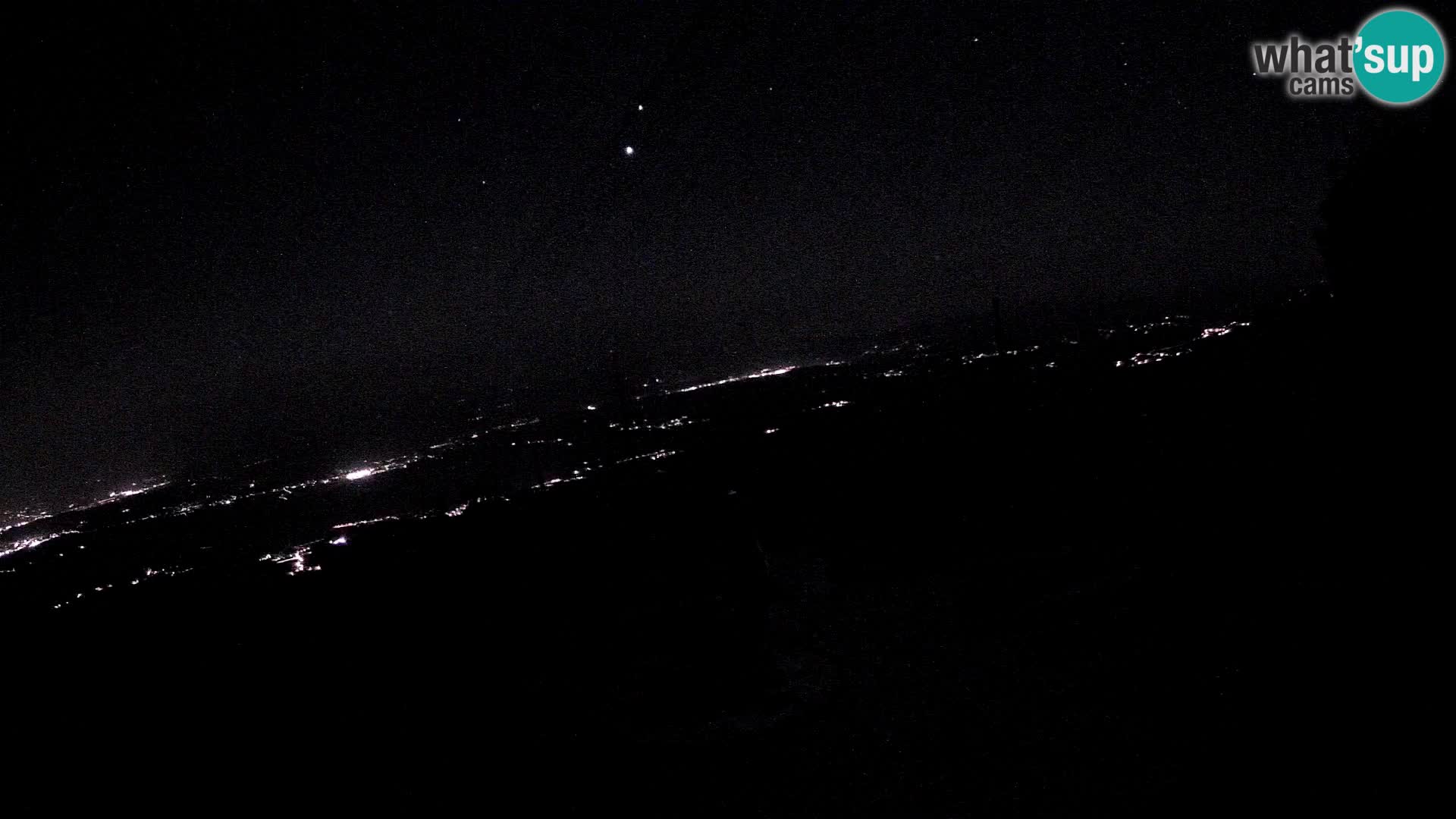 Mount Krim webcam near Ljubljana – Slovenia – view to Grosuplje