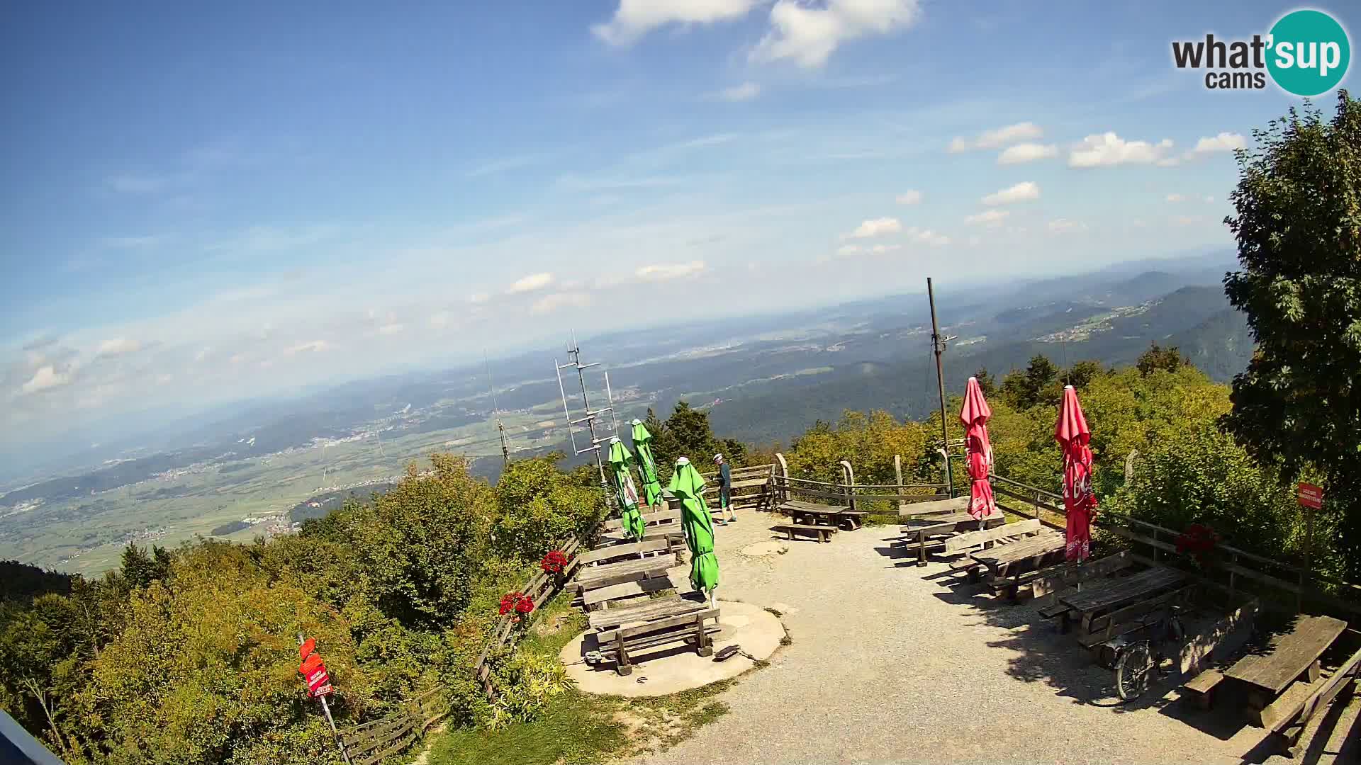 webcam Baita Krim vicino Ljubljana – Slovenia – vista su Grosuplje
