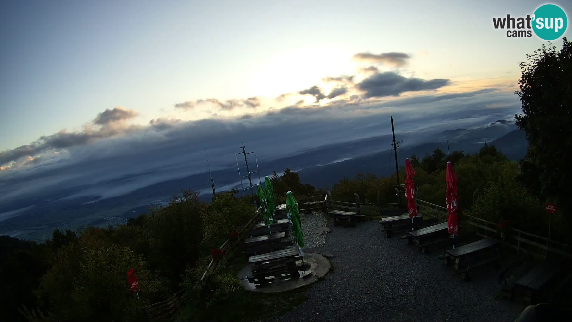 webcam Baita Krim vicino Ljubljana – Slovenia – vista su Grosuplje