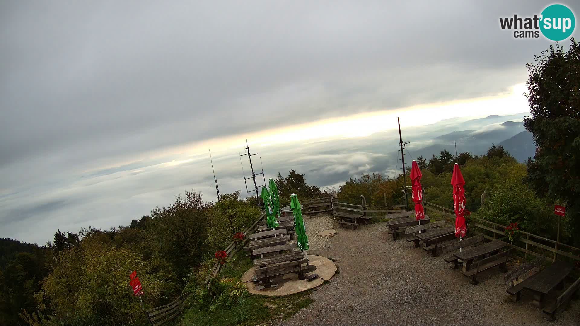 webcam Baita Krim vicino Ljubljana – Slovenia – vista su Grosuplje
