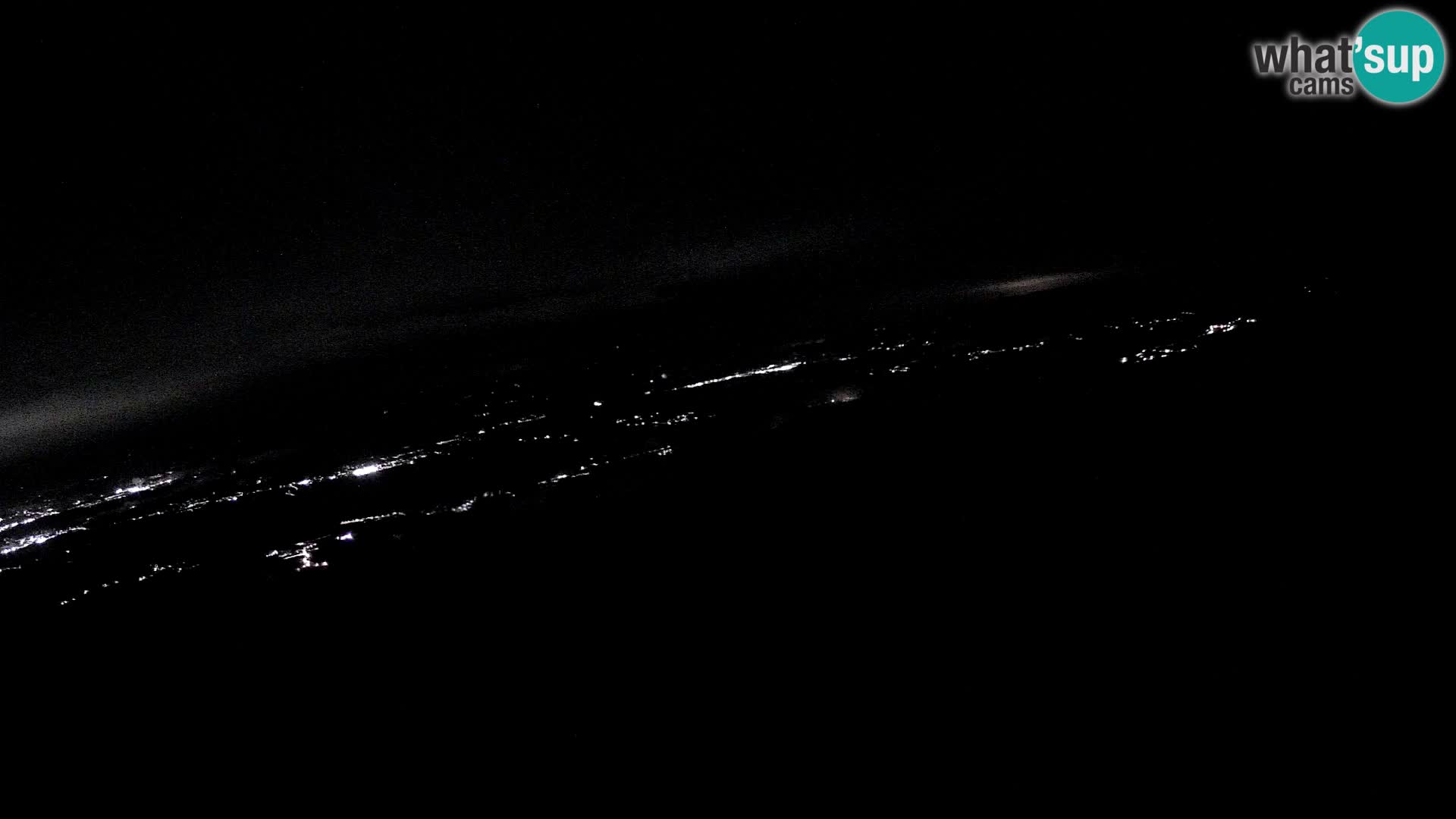 Mount Krim webcam near Ljubljana – Slovenia – view to Grosuplje