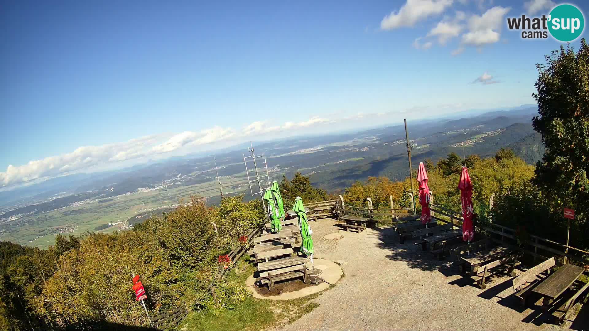 webcam Baita Krim vicino Ljubljana – Slovenia – vista su Grosuplje