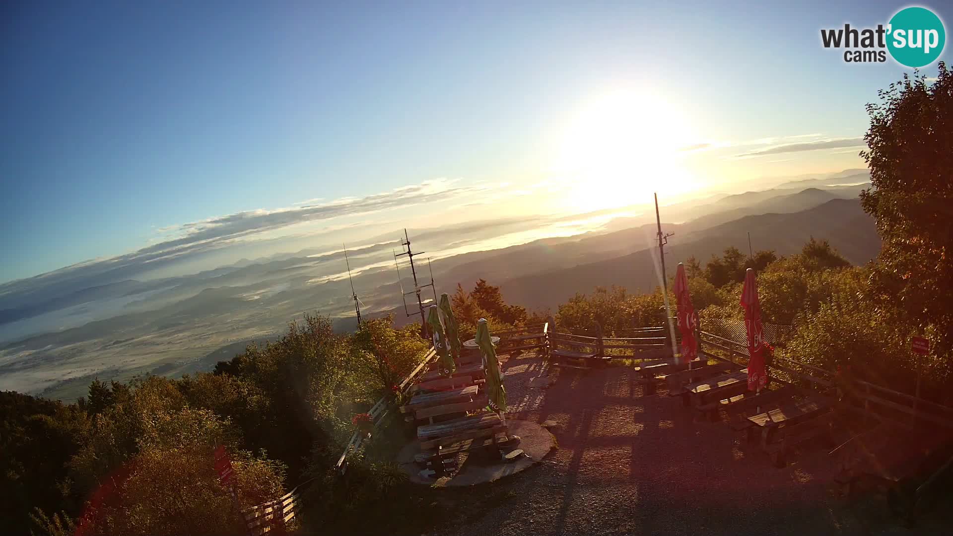 webcam Baita Krim vicino Ljubljana – Slovenia – vista su Grosuplje