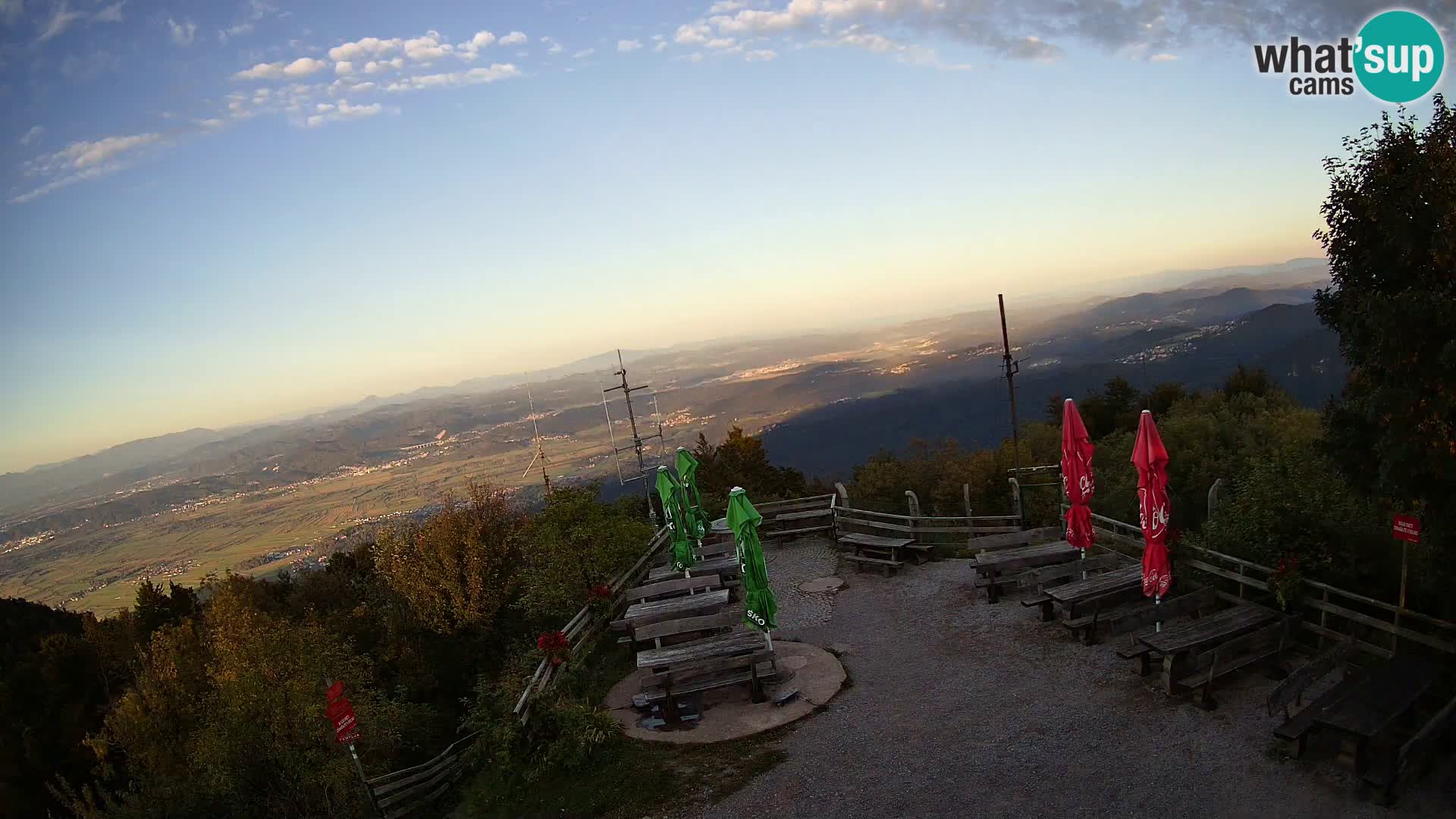 webcam Baita Krim vicino Ljubljana – Slovenia – vista su Grosuplje