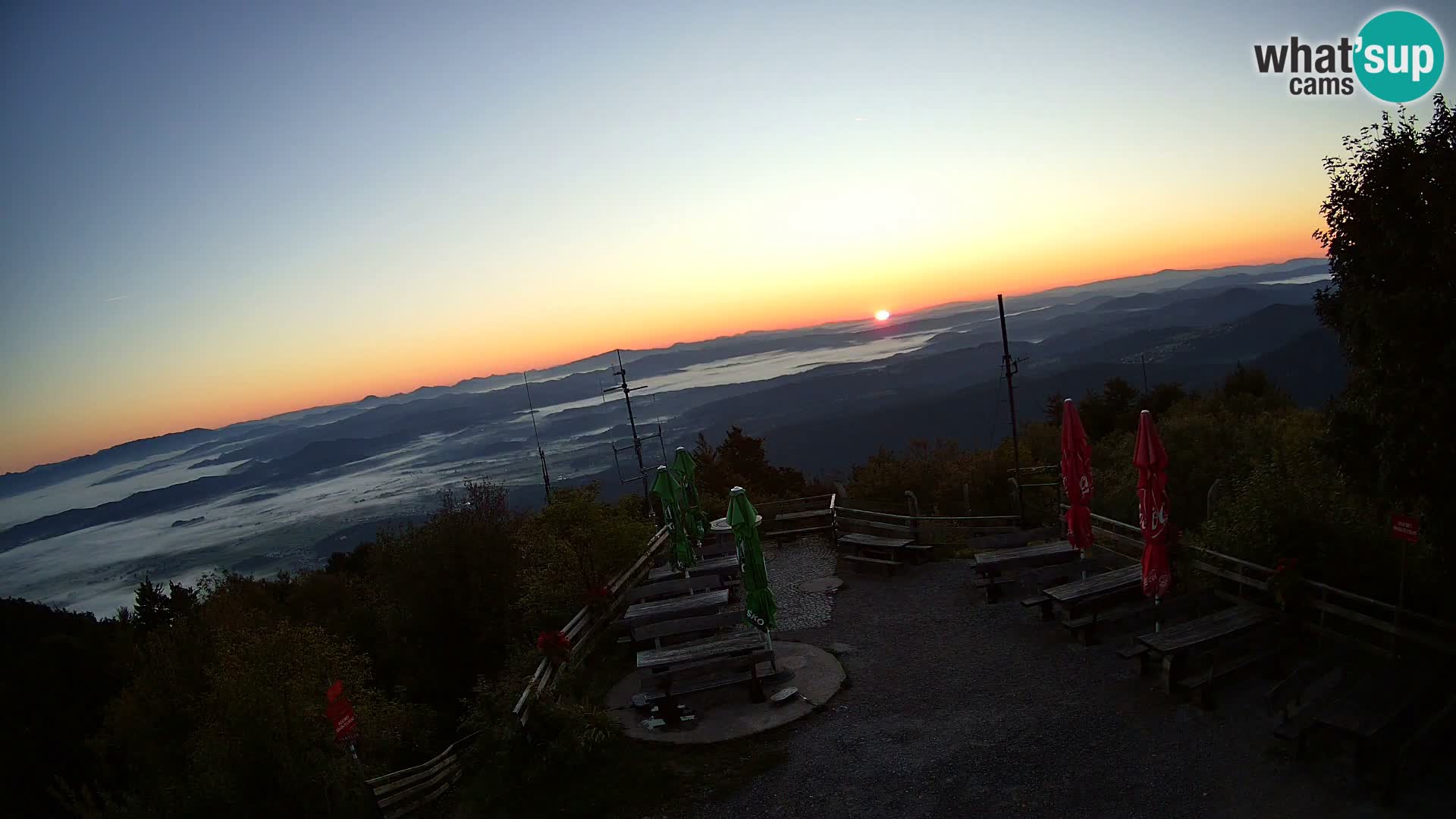 webcam Baita Krim vicino Ljubljana – Slovenia – vista su Grosuplje