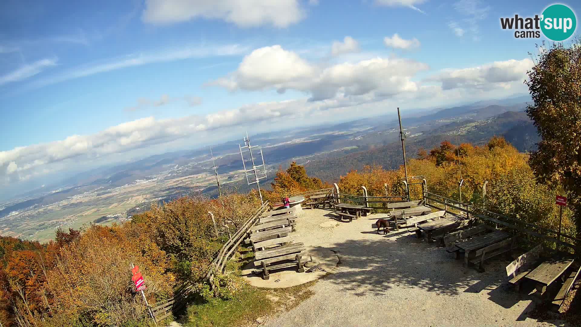 webcam Baita Krim vicino Ljubljana – Slovenia – vista su Grosuplje