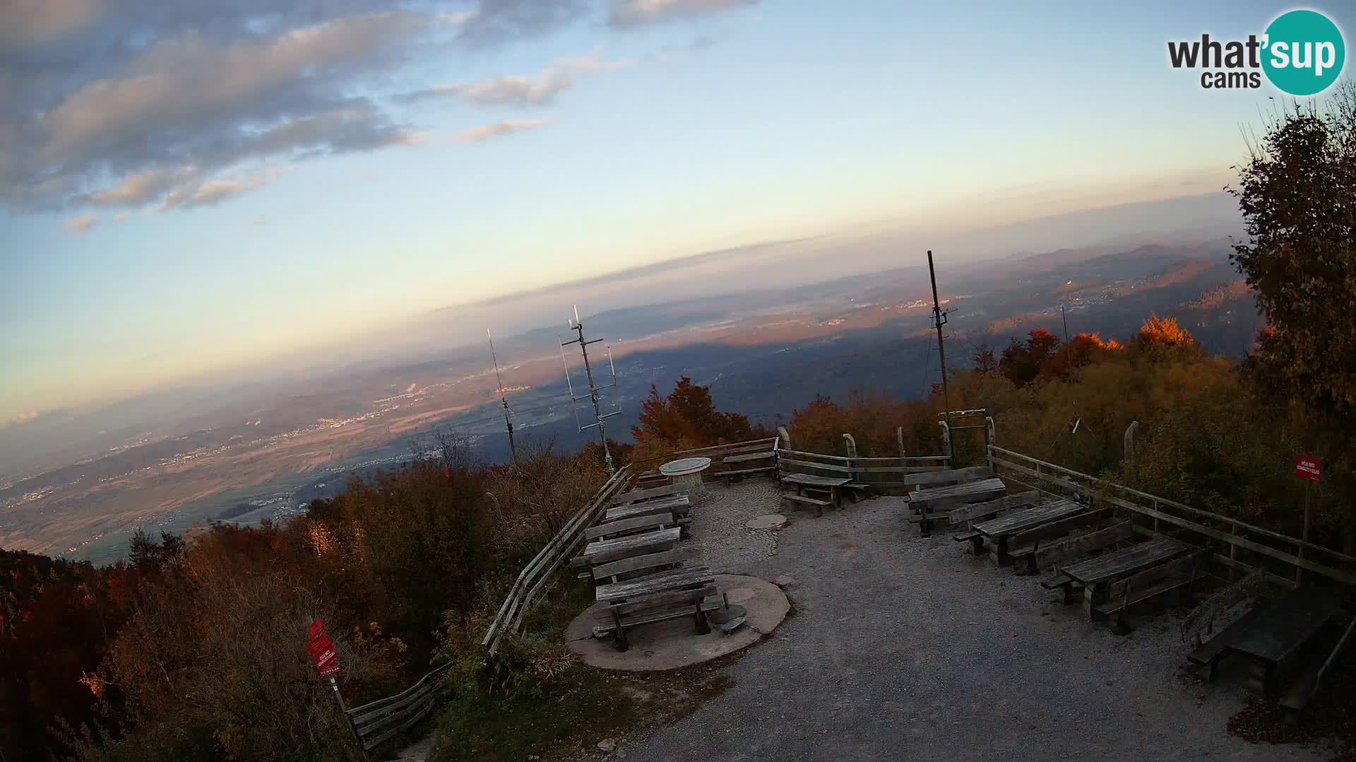 webcam Baita Krim vicino Ljubljana – Slovenia – vista su Grosuplje