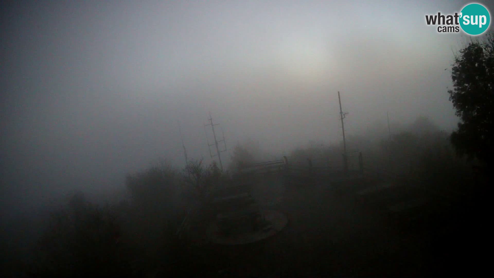 Mount Krim webcam near Ljubljana – Slovenia – view to Grosuplje