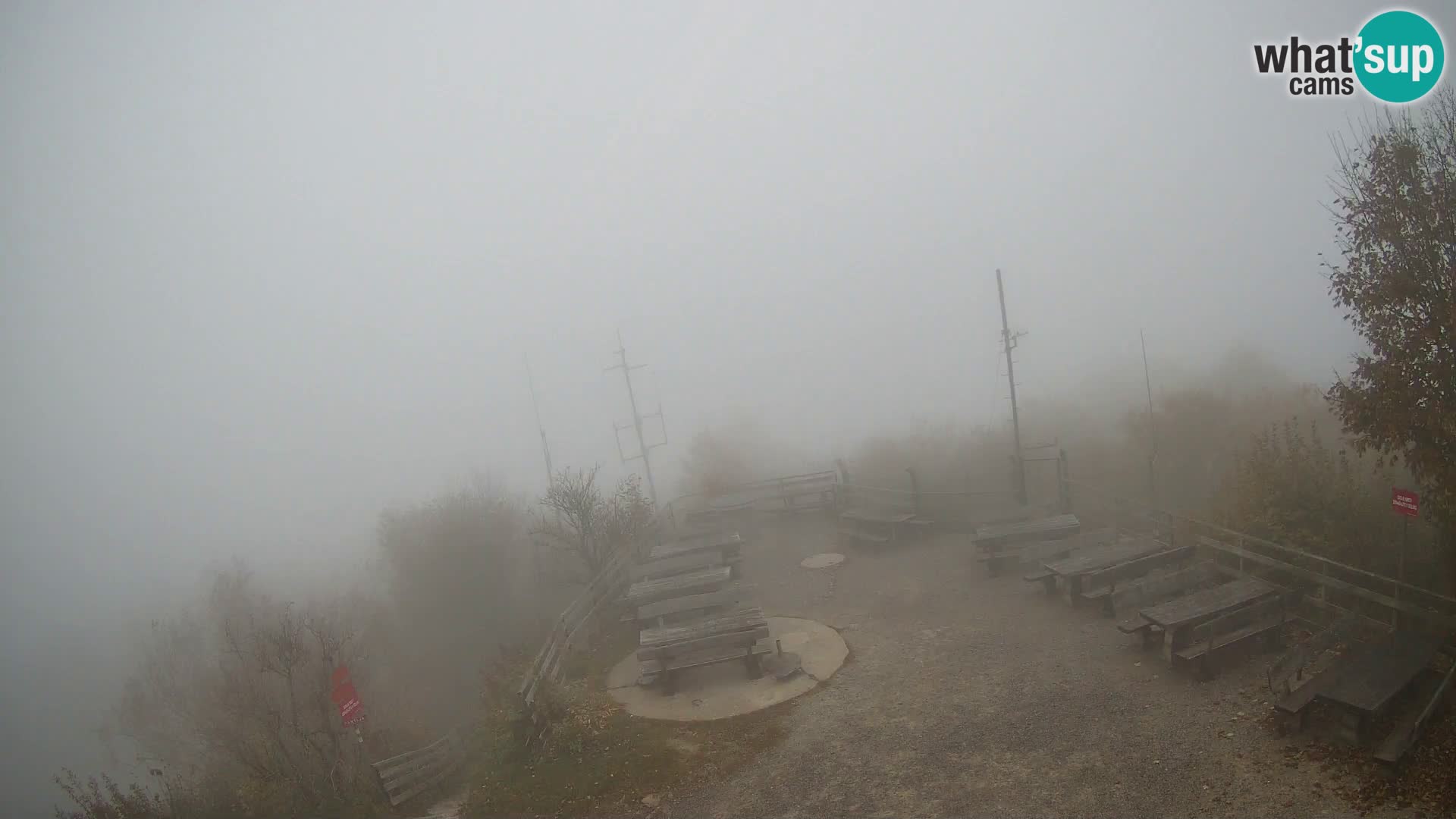Mount Krim webcam near Ljubljana – Slovenia – view to Grosuplje