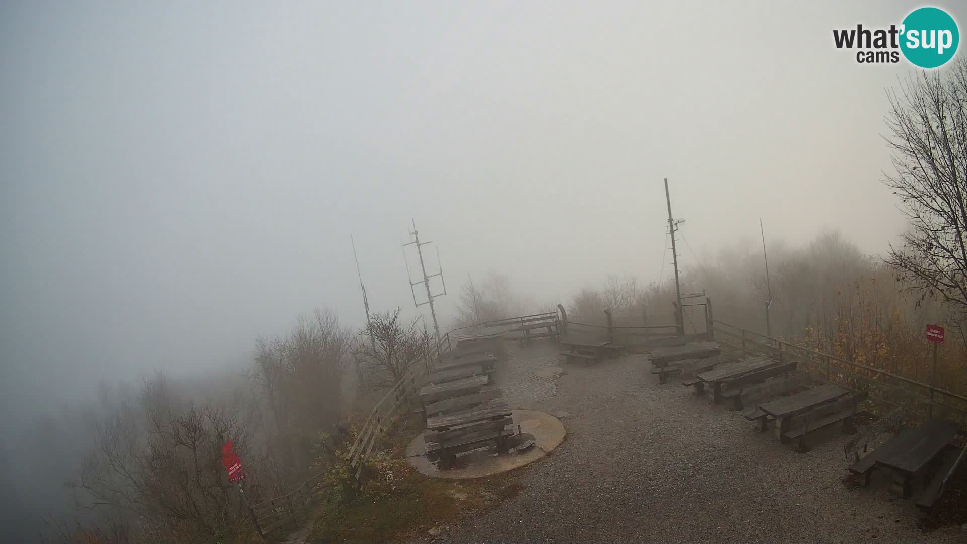 Mount Krim webcam near Ljubljana – Slovenia – view to Grosuplje