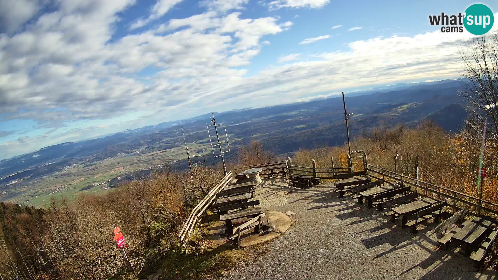 webcam Baita Krim vicino Ljubljana – Slovenia – vista su Grosuplje