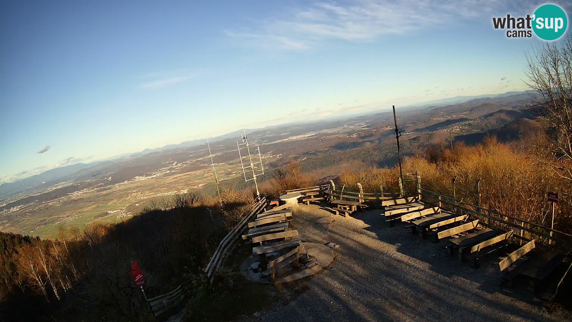 webcam Baita Krim vicino Ljubljana – Slovenia – vista su Grosuplje