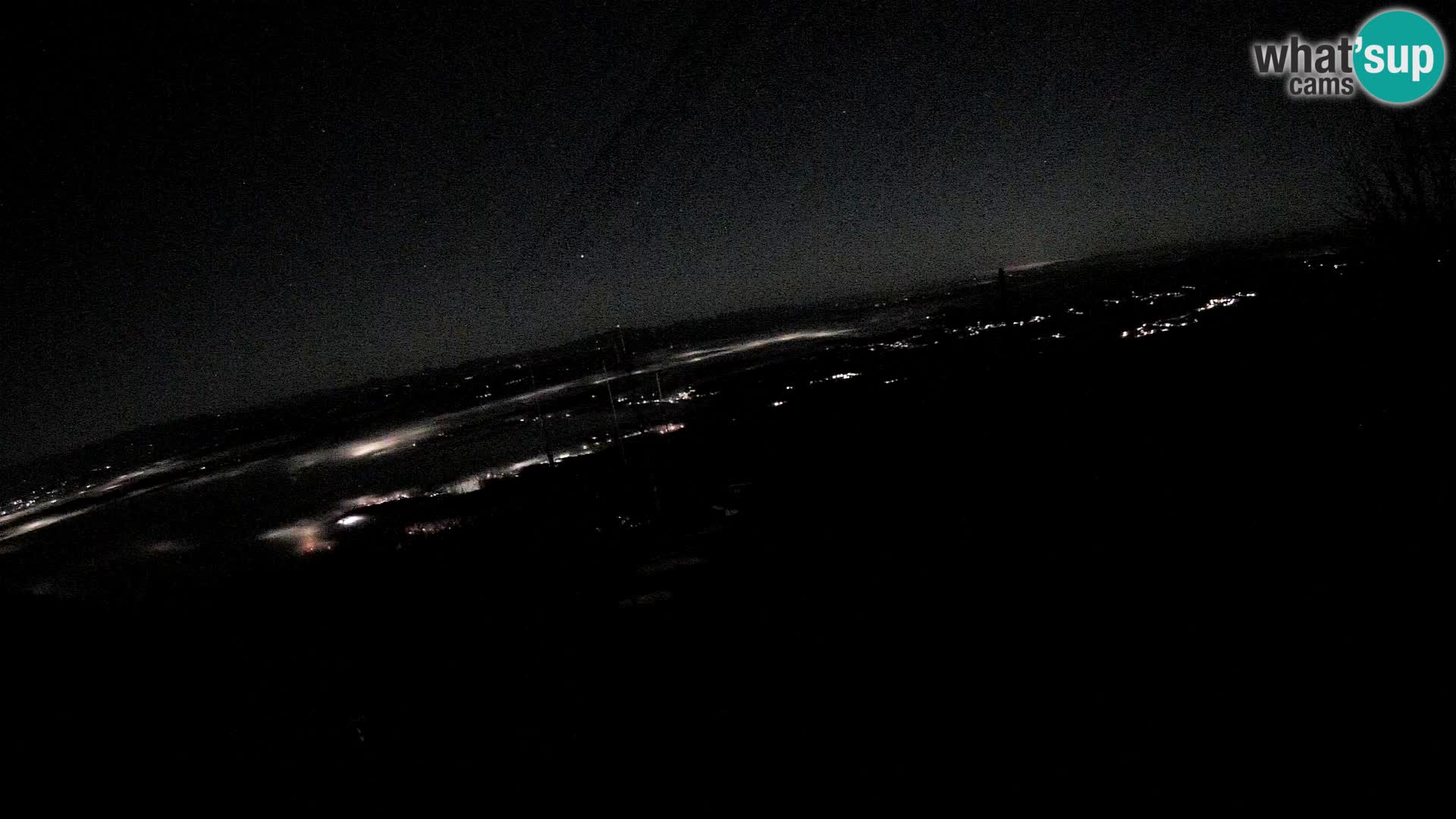 Mount Krim webcam near Ljubljana – Slovenia – view to Grosuplje