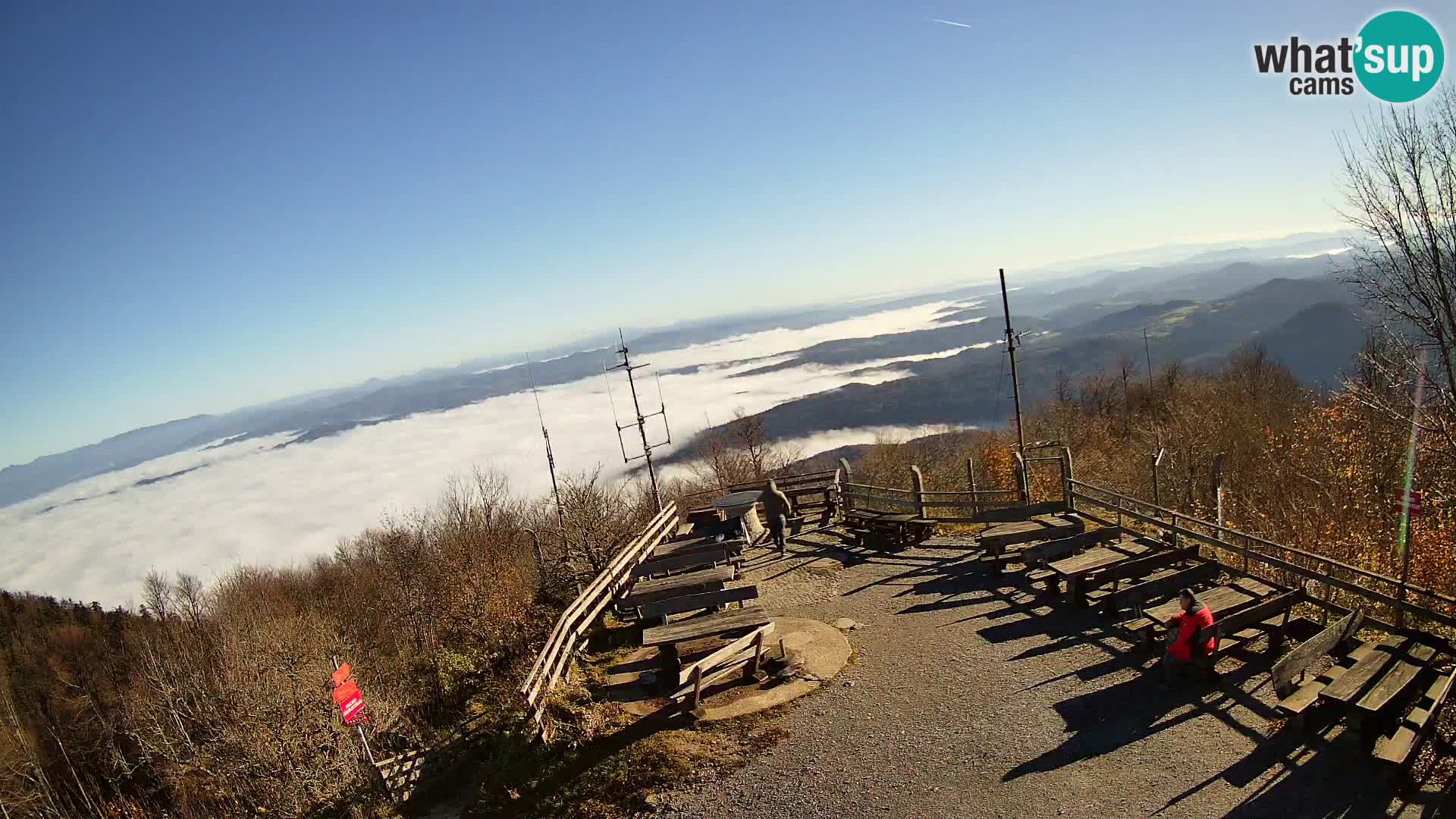 Spletna kamera Krim pri Ljubljani – pogled proti Grosuplju