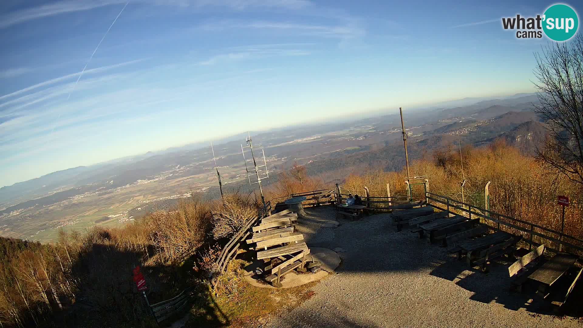 Spletna kamera Krim pri Ljubljani – pogled proti Grosuplju